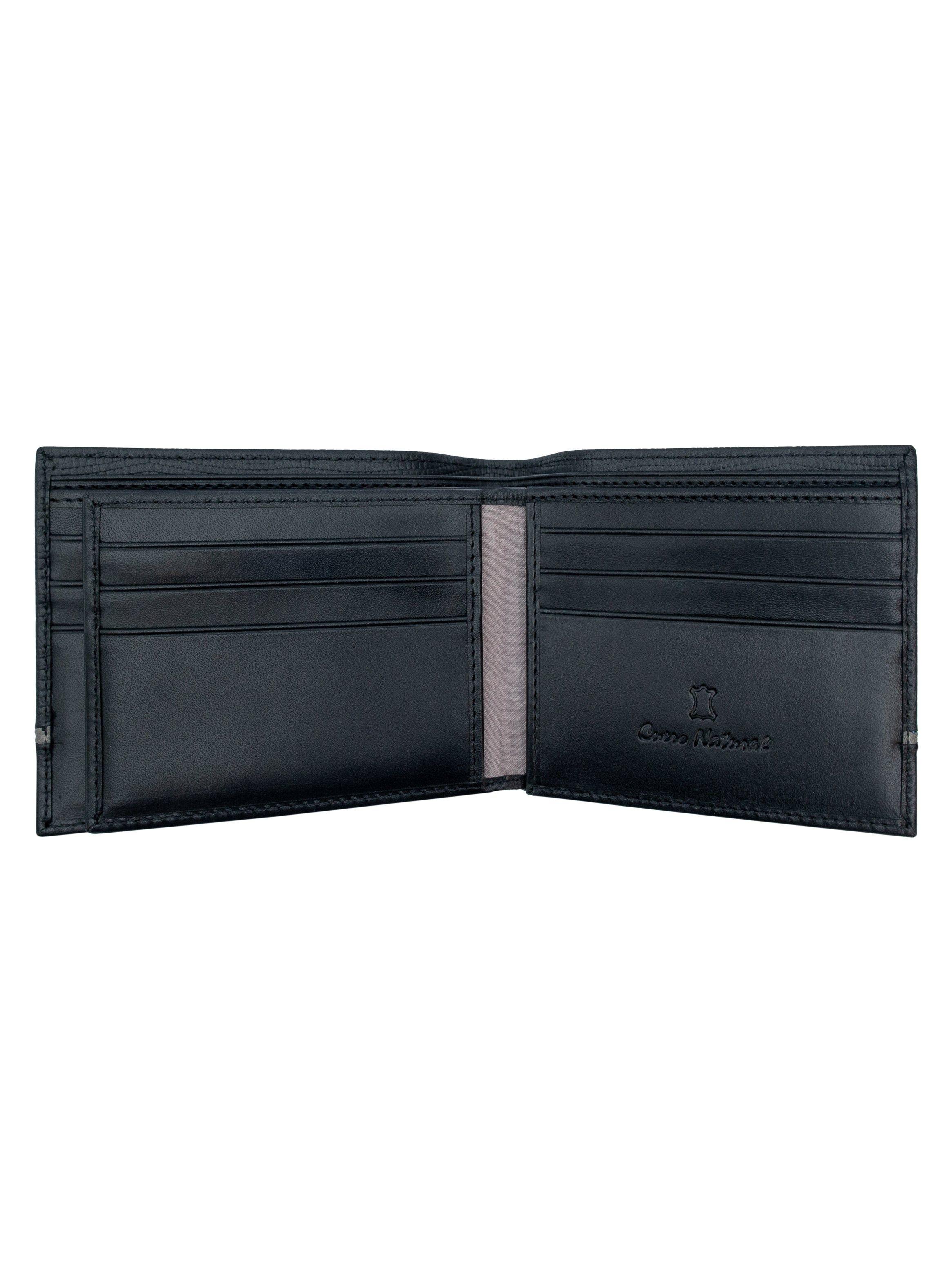 Billetera Hombre Miura Mod. Bartolomeo 100% Cuero Natural con protección RFID-2