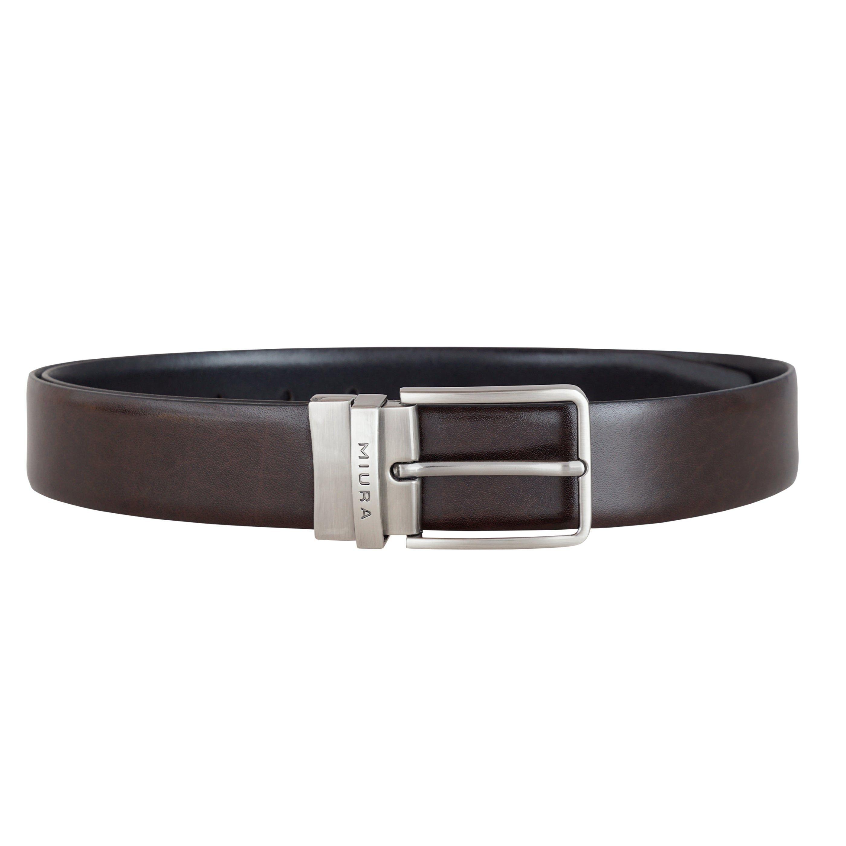 Cinturón Hombre Miura Ares Reversible 100% Cuero Natural-2