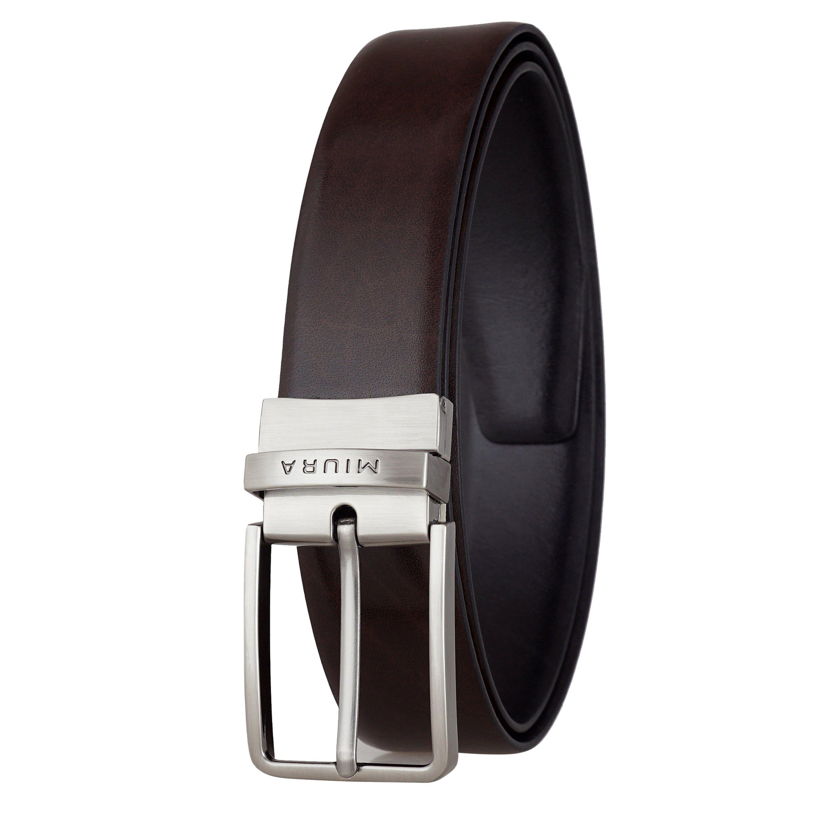 Cinturón Hombre Miura Ares Reversible 100% Cuero Natural-4