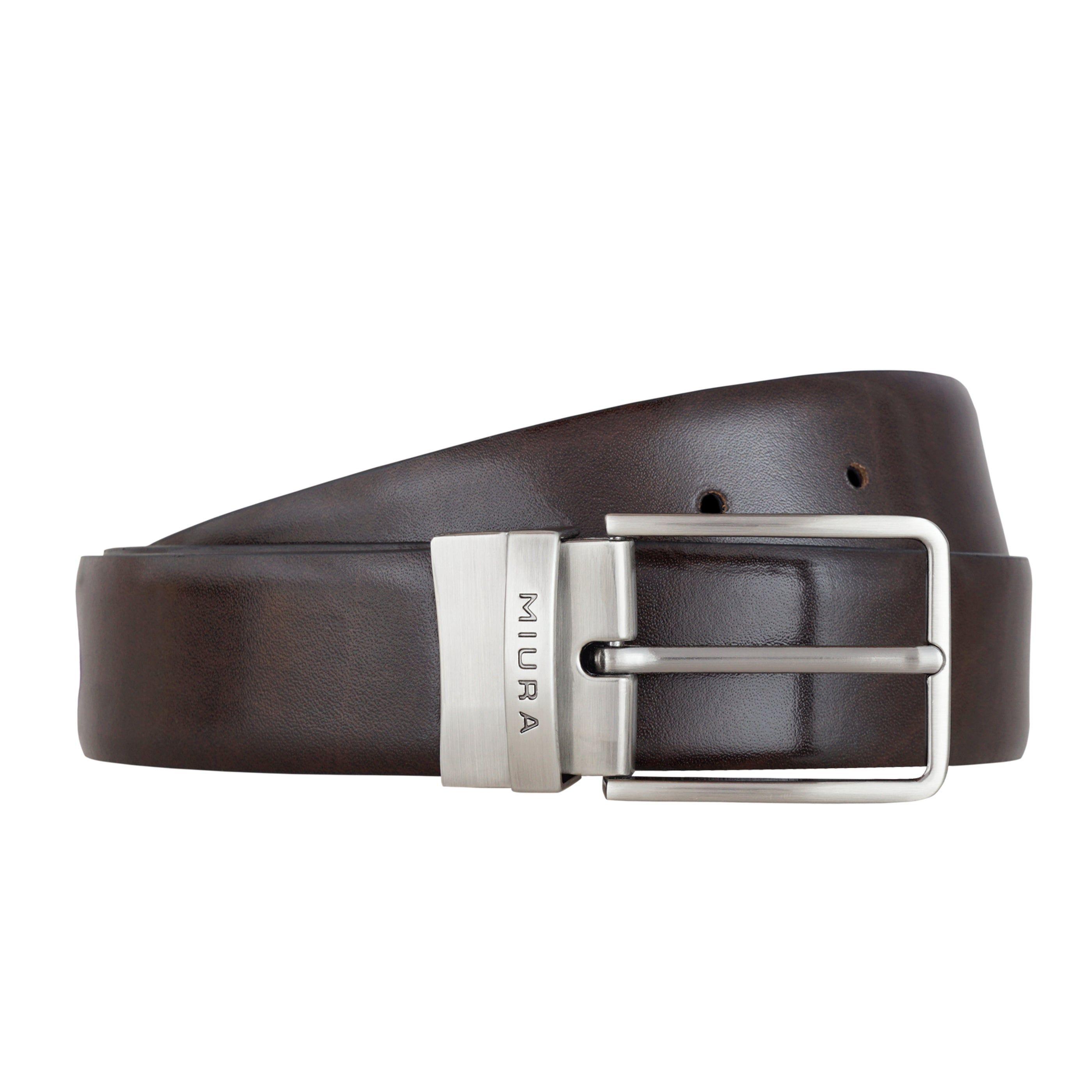 Cinturón Hombre Miura Ares Reversible 100% Cuero Natural-7