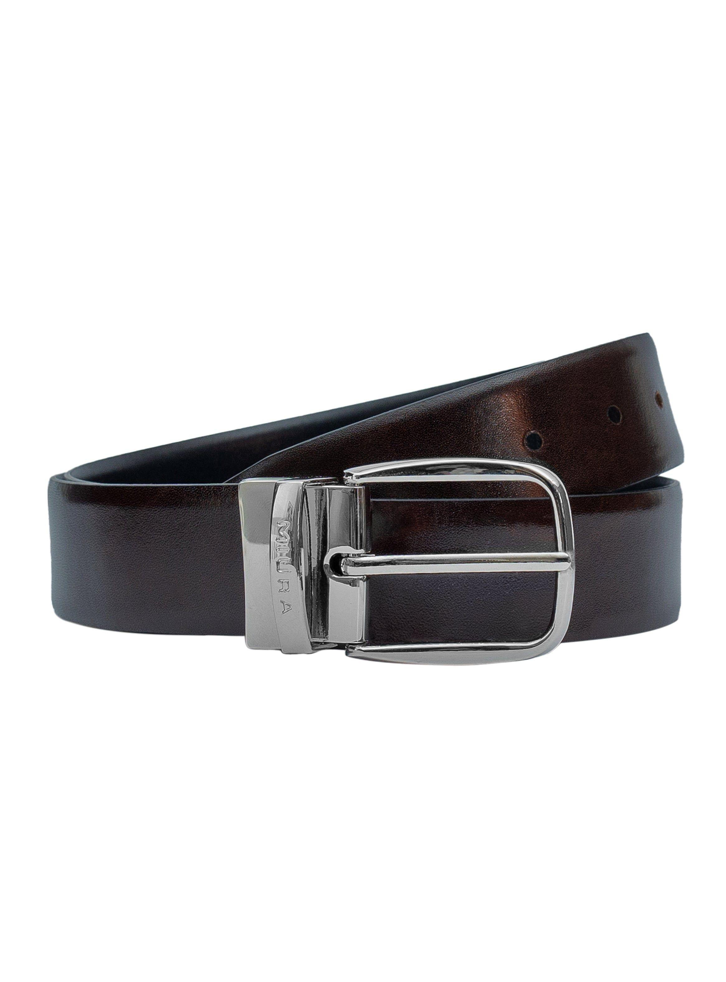 Cinturón Hombre Miura Ares Reversible 100% Cuero Natural-3