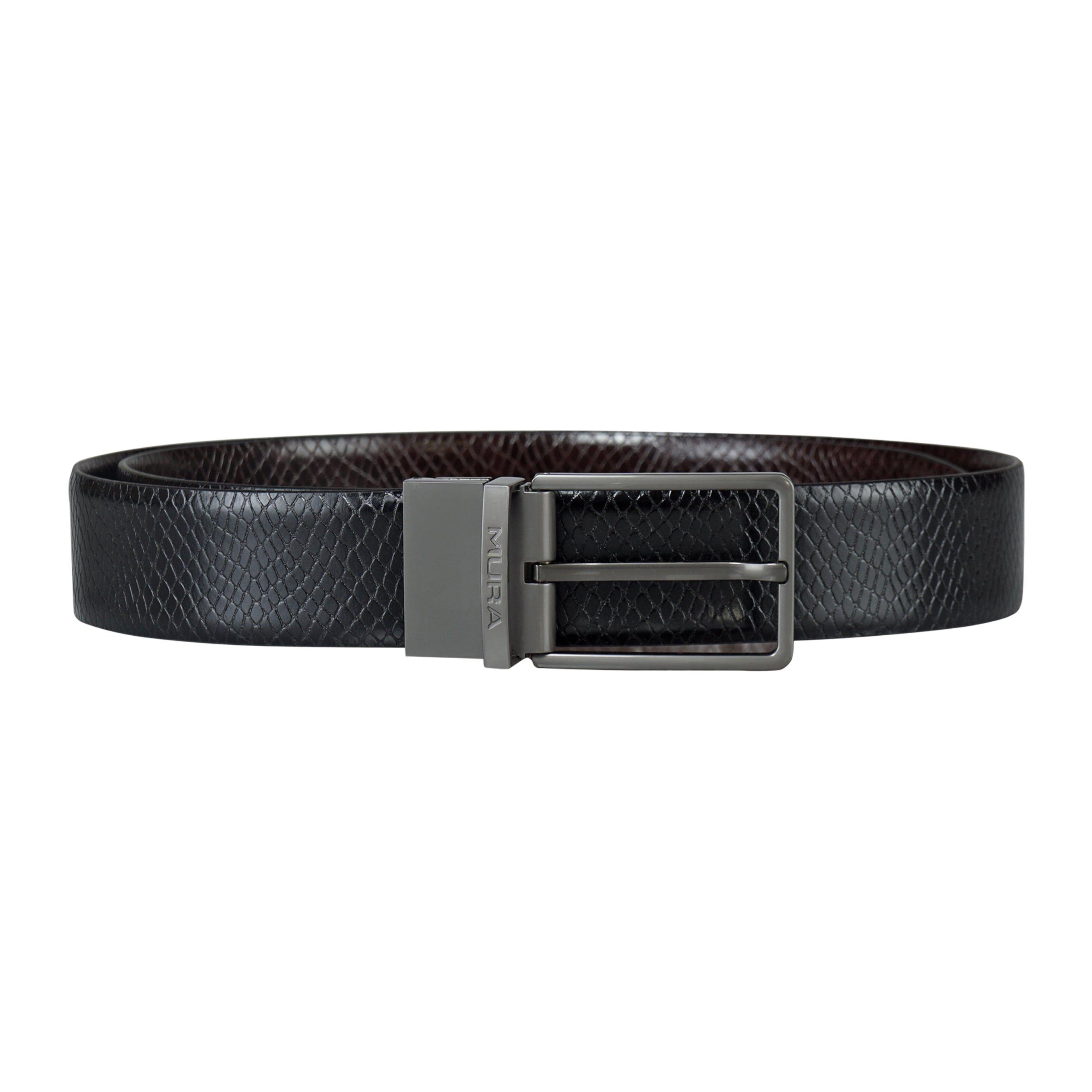 Cinturón Reversible Hombre Miura Mod. Ajax 100% Cuero Natural-7