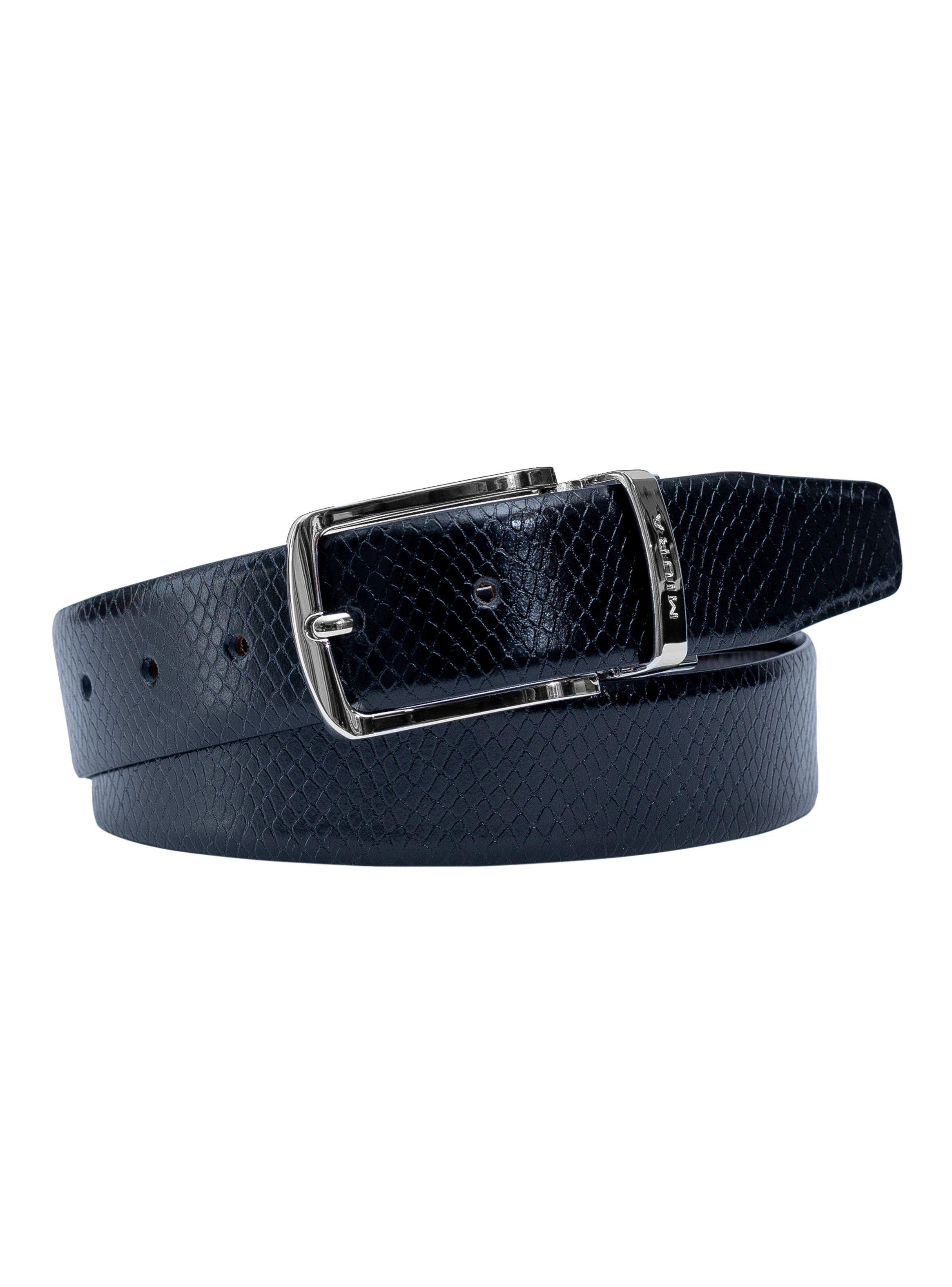 Cinturón Reversible Hombre Miura Mod. Ajax 100% Cuero Natural-1
