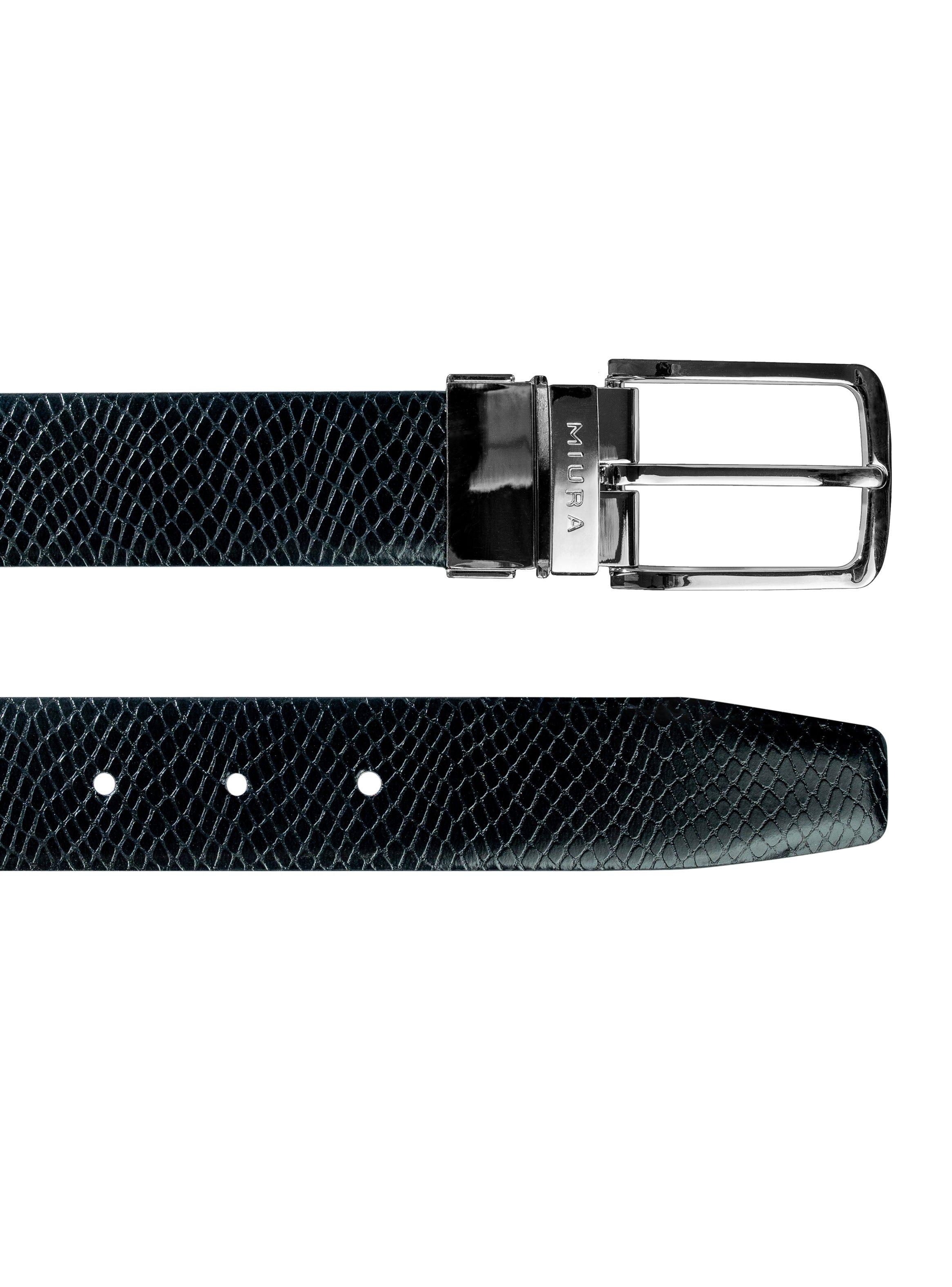 Cinturón Reversible Hombre Miura Mod. Ajax 100% Cuero Natural-6