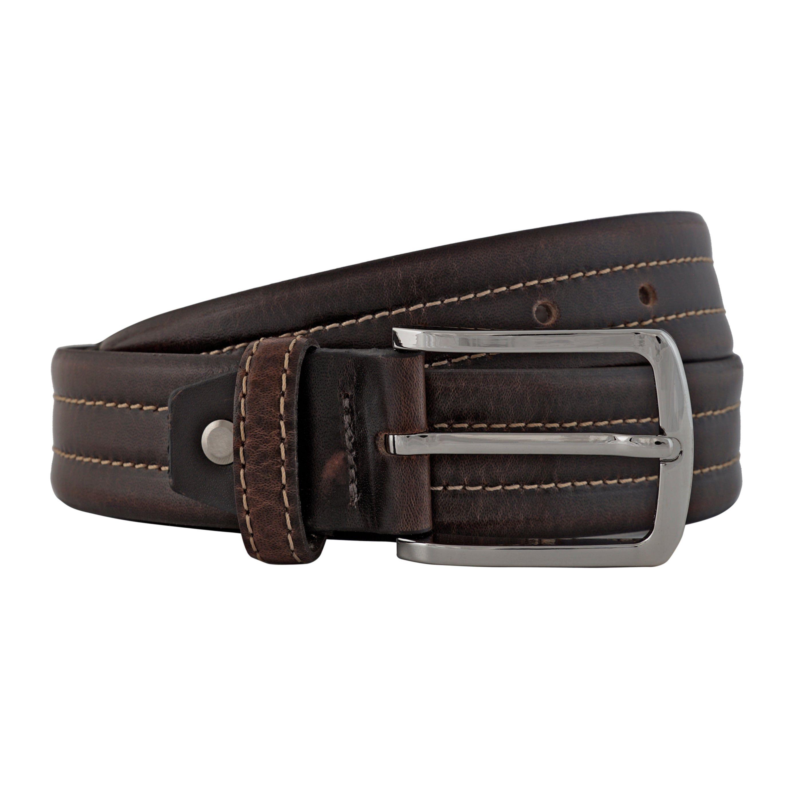 Cinturón Hombre Miura Mod. Savio 100% Cuero Natural-2