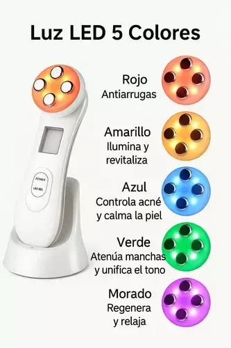 Maquina Rejuvenecimiento Facial Anti Arugas Terapia luz-2