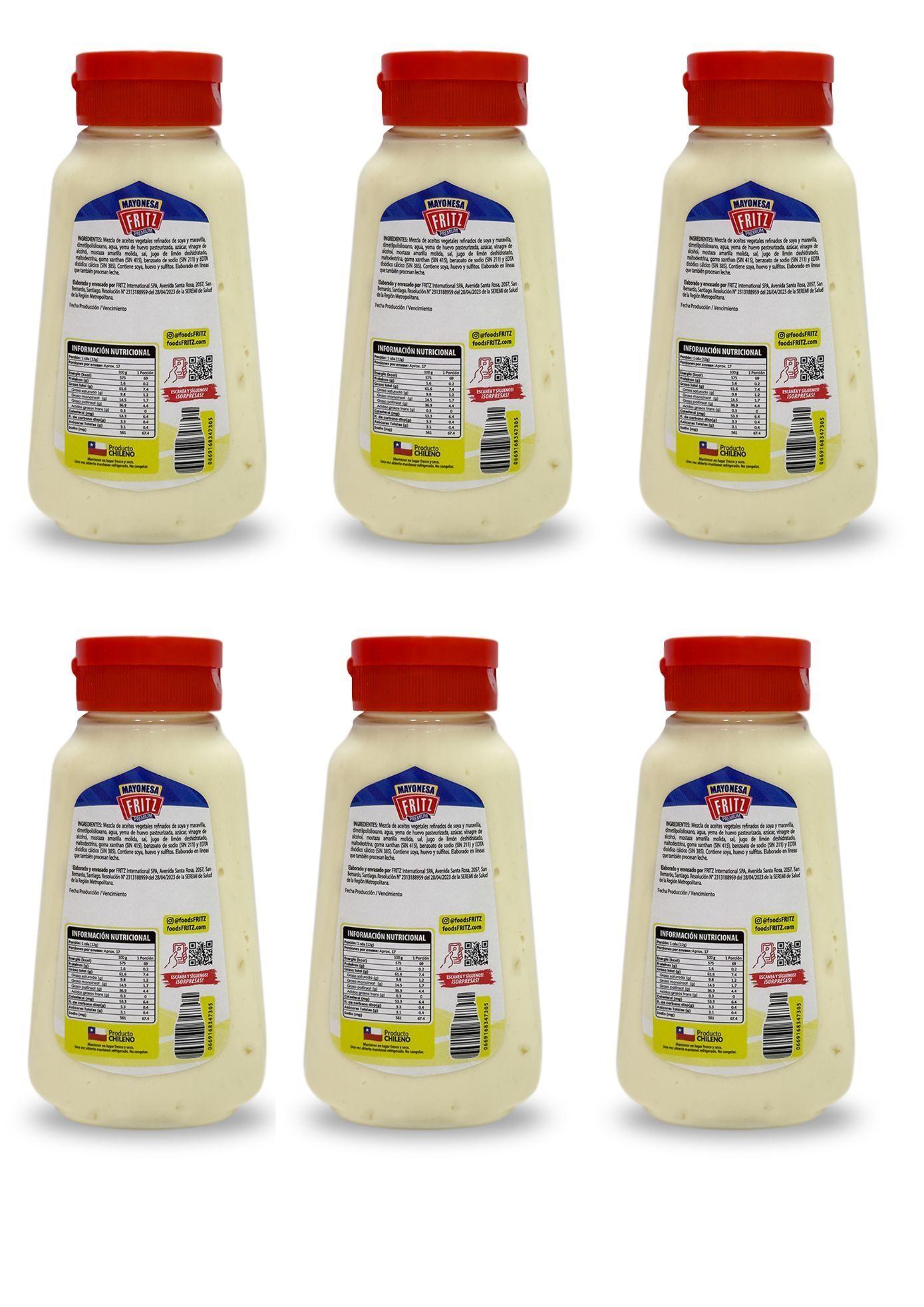 Mayonesa Fritz Pack X 6 Unidades-1
