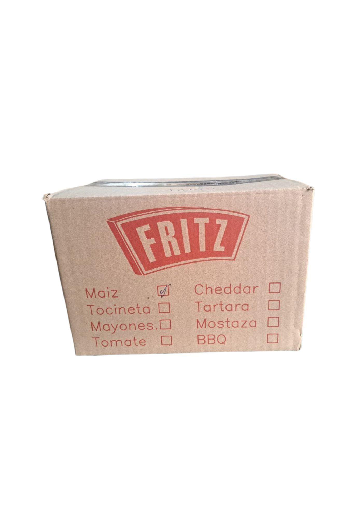 Salsa De Queso Cheddar Fritz Caja X 12 Unidades-2