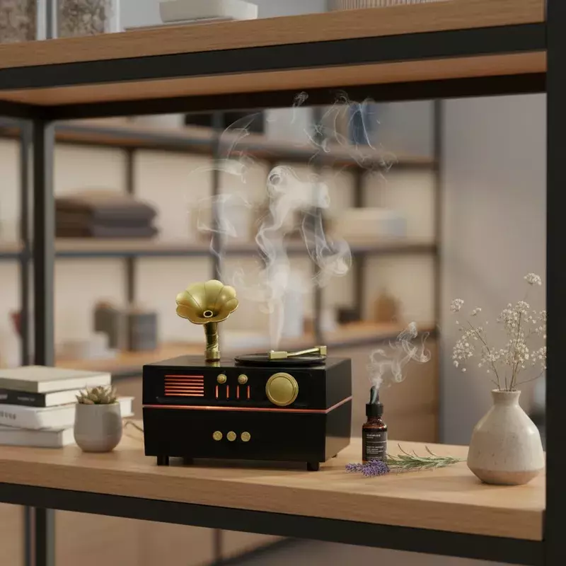 Humidificador Ultrasonico  Toca Disco 160 Ml-3