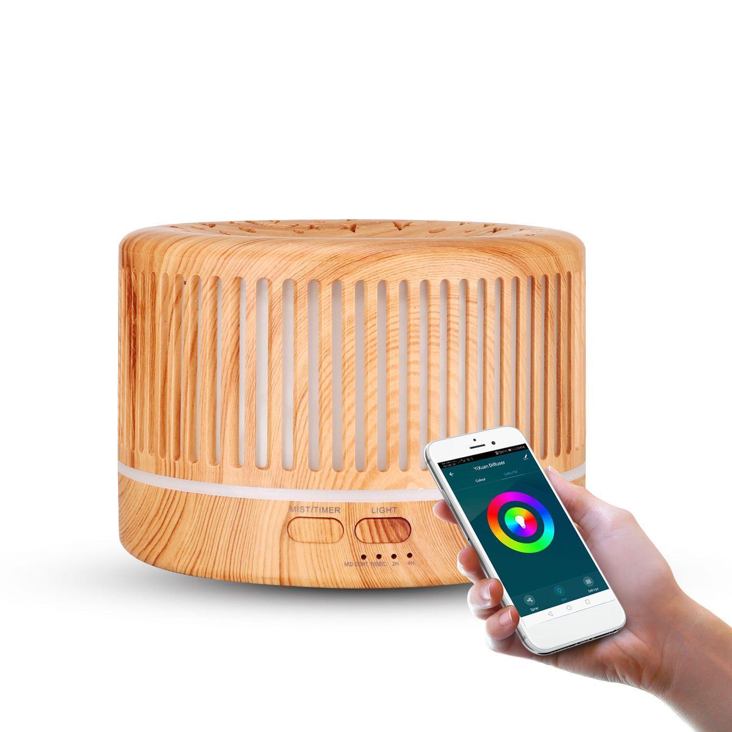 Humidificador Ultrasonico Bluetooth Musica Aromas Esenciales-3