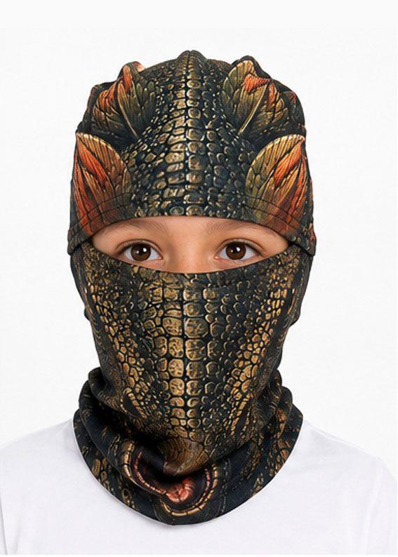 Balaclava Infantil Estegosaurio MORPH KIDS TRAMA-3