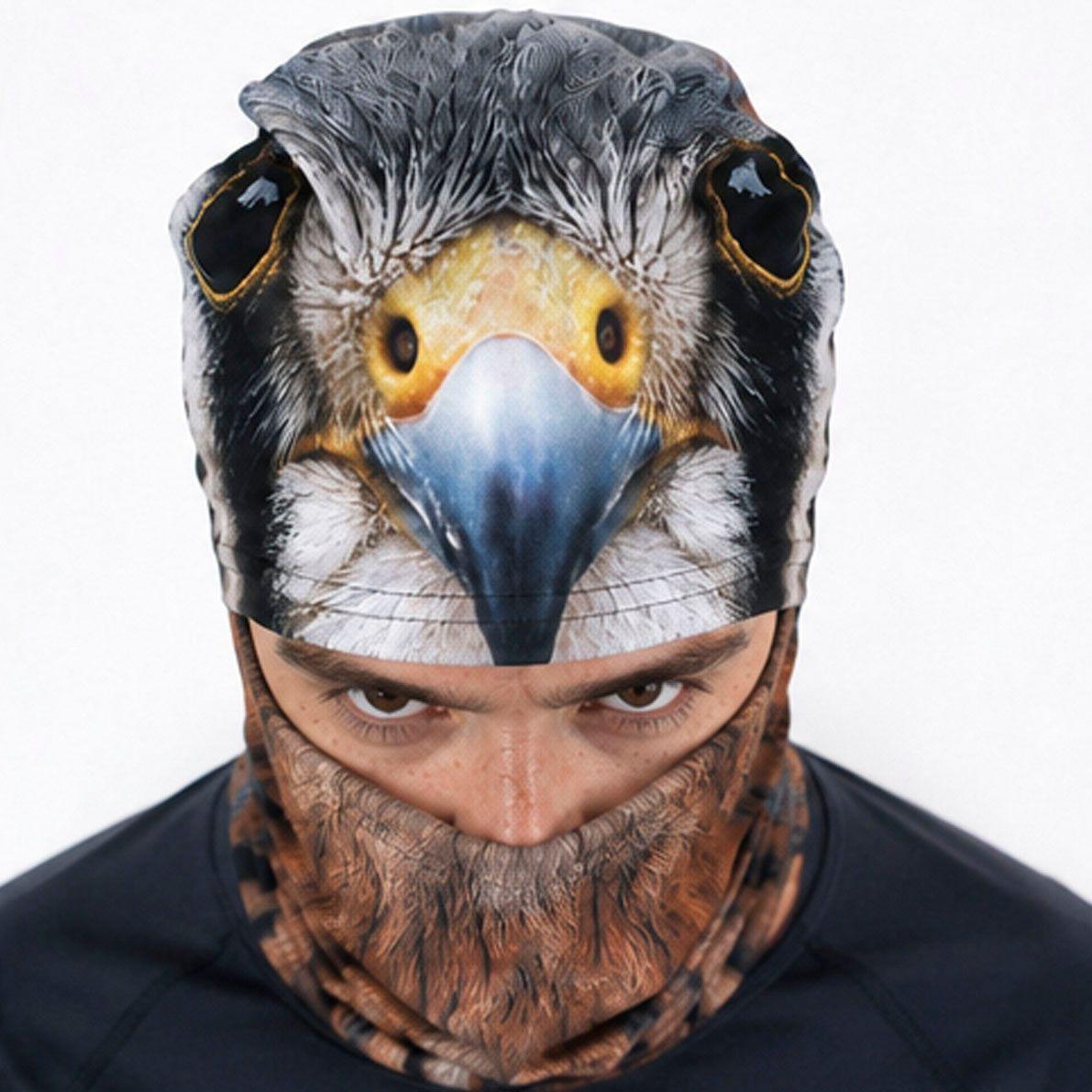 Balaclava Cernícalo Trama Indumentaria Aves Rapaces-2
