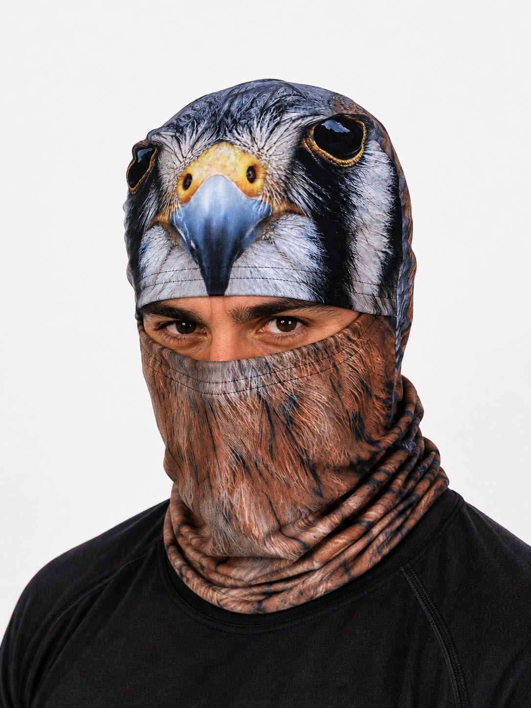 Balaclava Cernícalo Trama Indumentaria Aves Rapaces-3