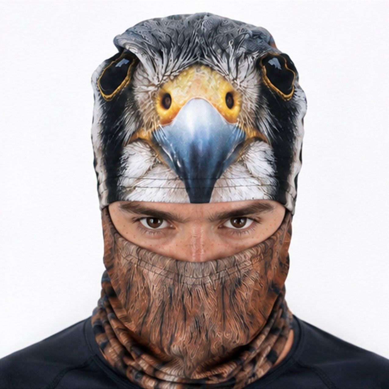 Balaclava Cernícalo Trama Indumentaria Aves Rapaces-4