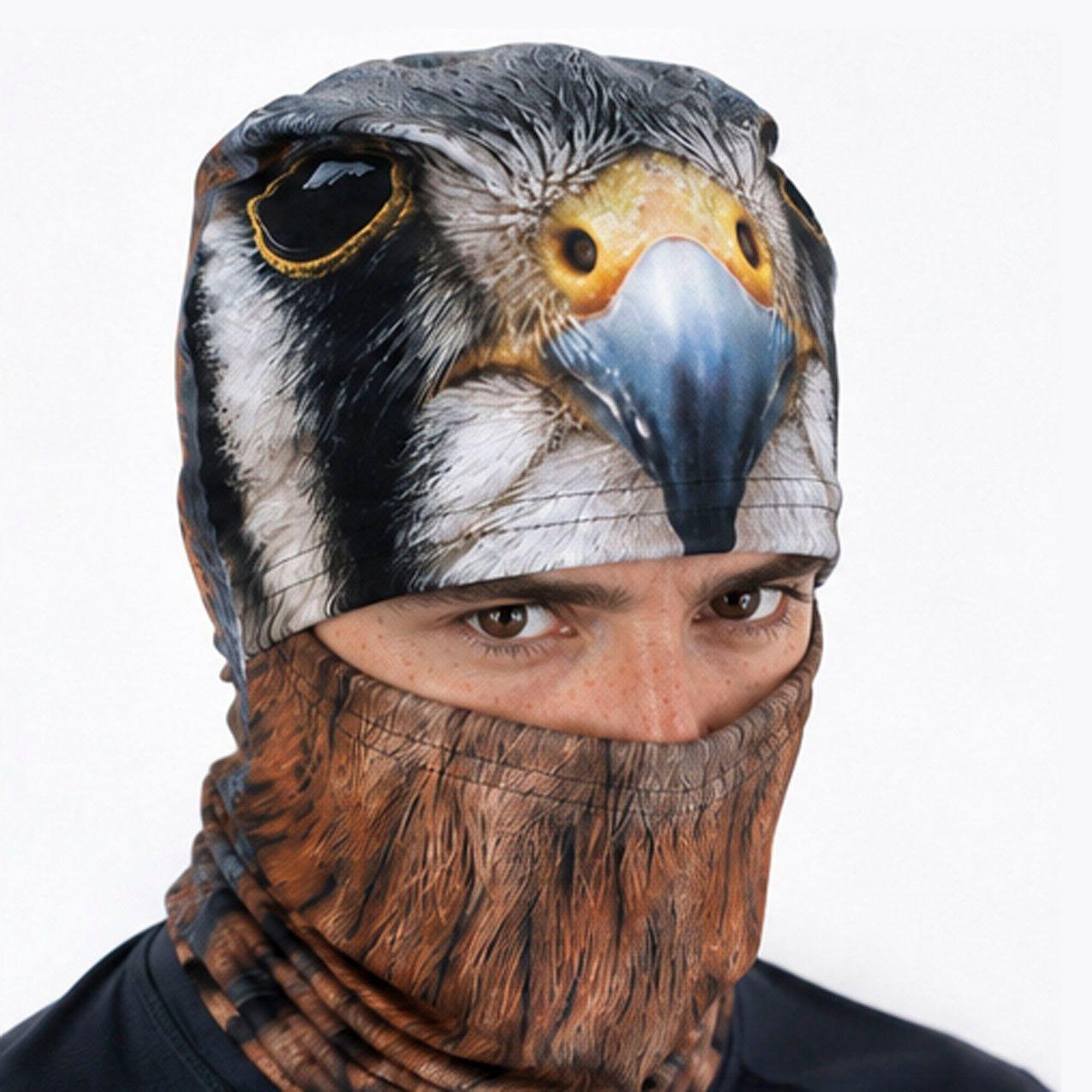 Balaclava Cernícalo Trama Indumentaria Aves Rapaces-6