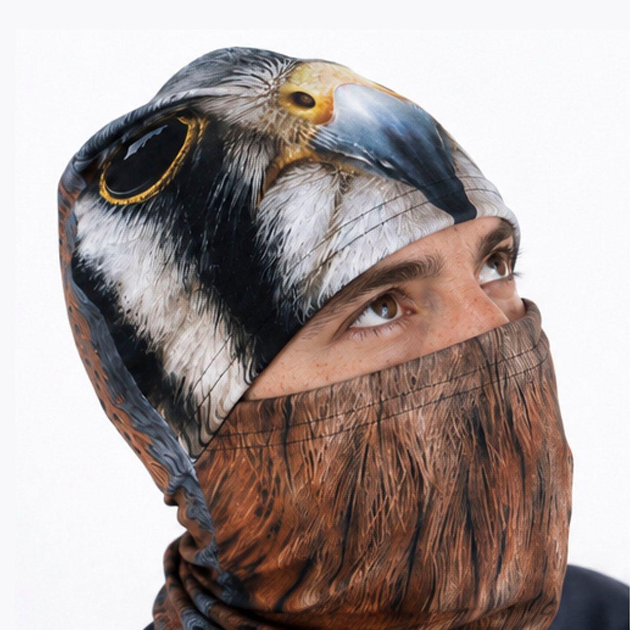 Balaclava Cernícalo Trama Indumentaria Aves Rapaces-7