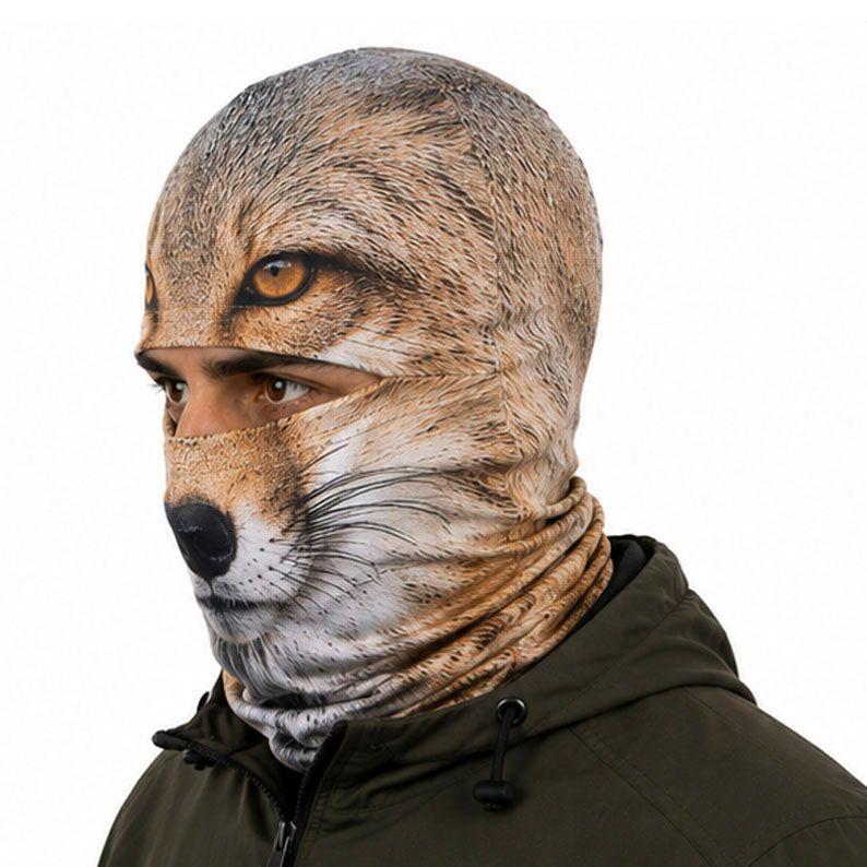 Balaclava Técnica TRAMA Zorro Culpeo Fauna Nativa de Chile-2