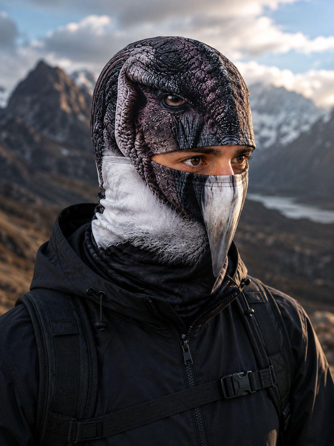 Balaclava Técnica Cóndor Andino Colección Aves Rapaces TRAMA-0