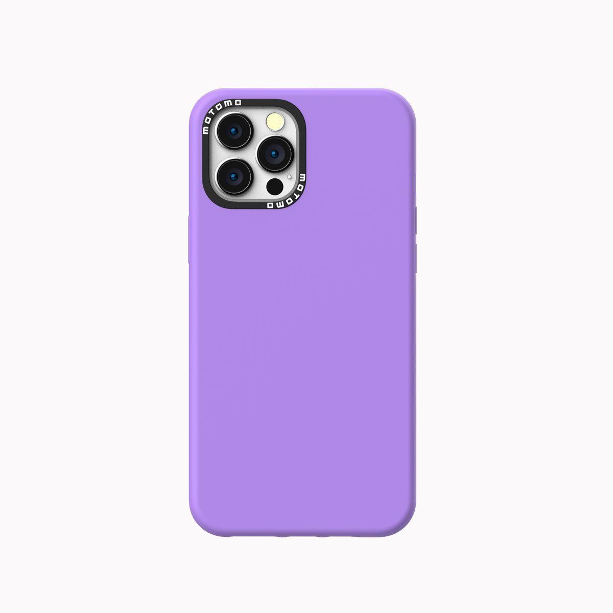 Carcasa Silicona Case iPhone 13 Pro Max Lila-0
