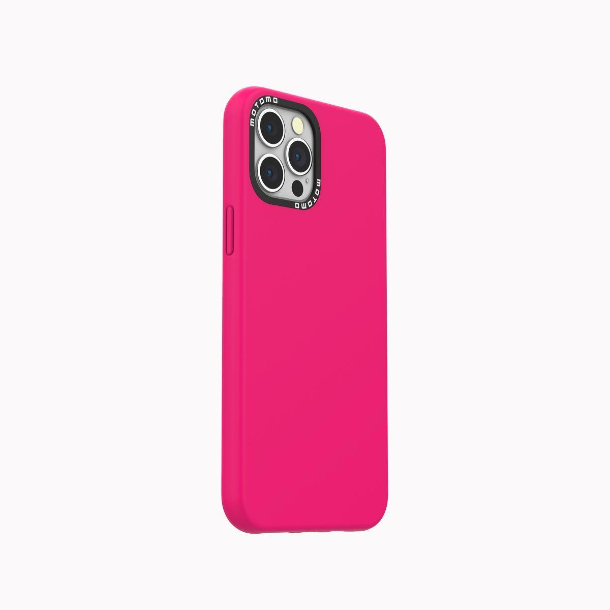 Carcasa Silicona Case iPhone 13 Pro Max Fucsia-1