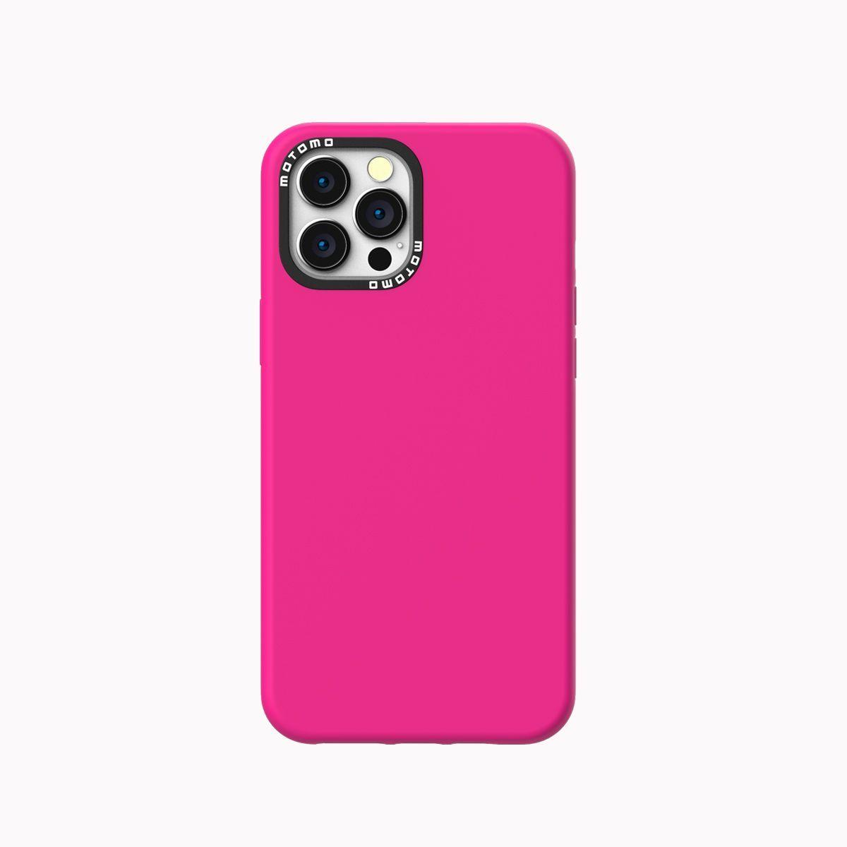 Carcasa Silicona Case iPhone 13 Pro Max Fucsia-0