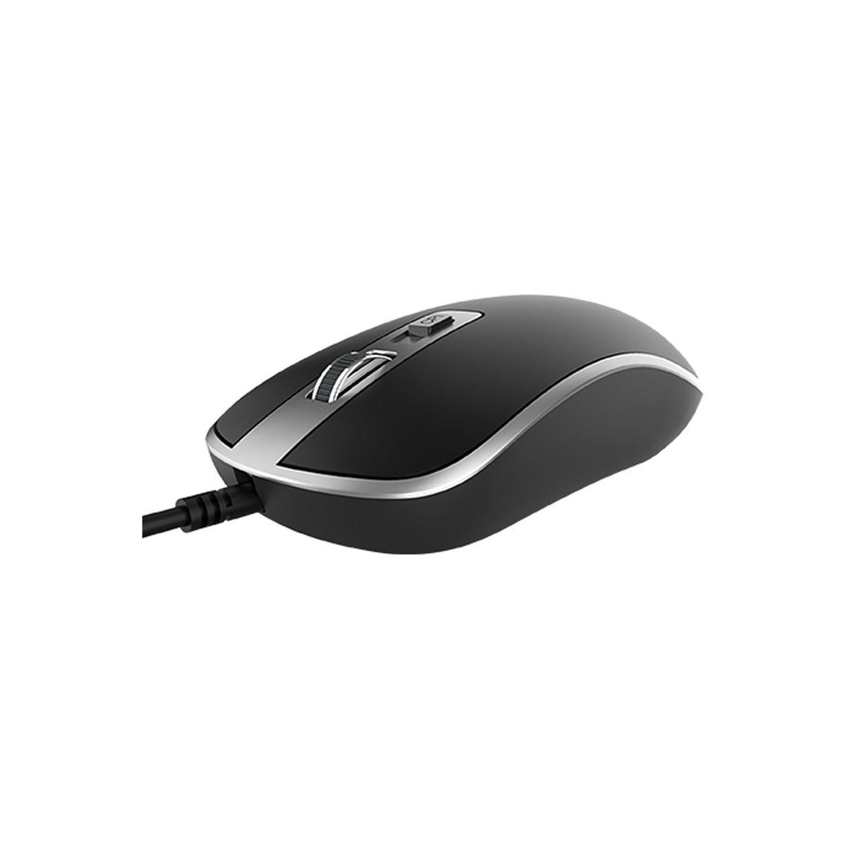 Mouse con cable M104, 1600DPI, para oficina, USB-1