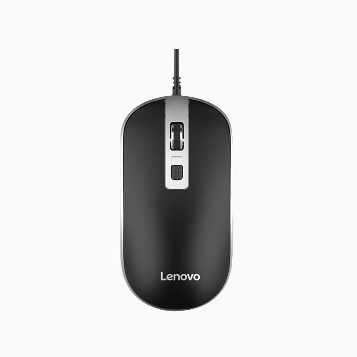 Mouse con cable M104, 1600DPI, para oficina, USB-0