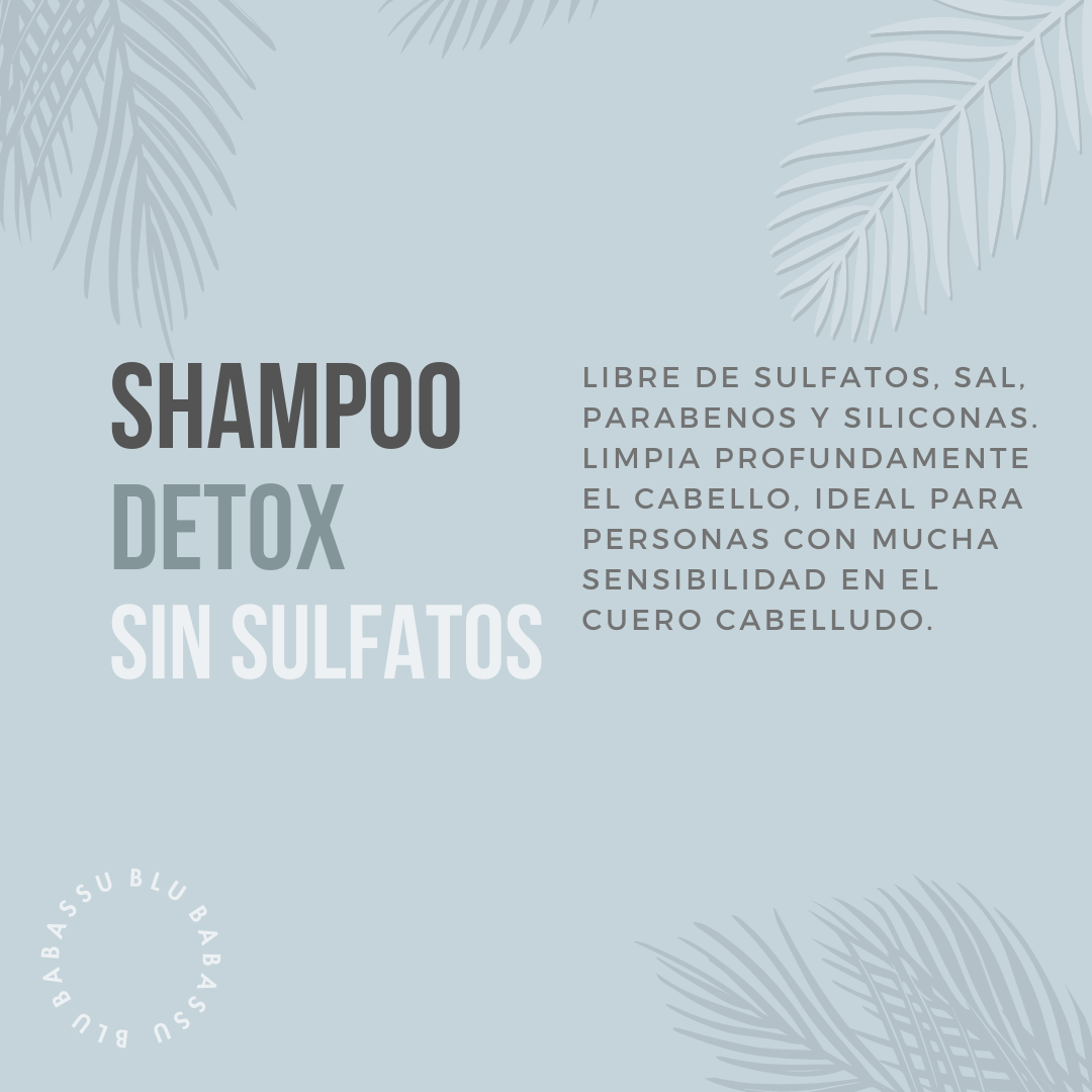 Shampoo  Detox Sin sulfatos con Aceite de Babassu 395 ml-2