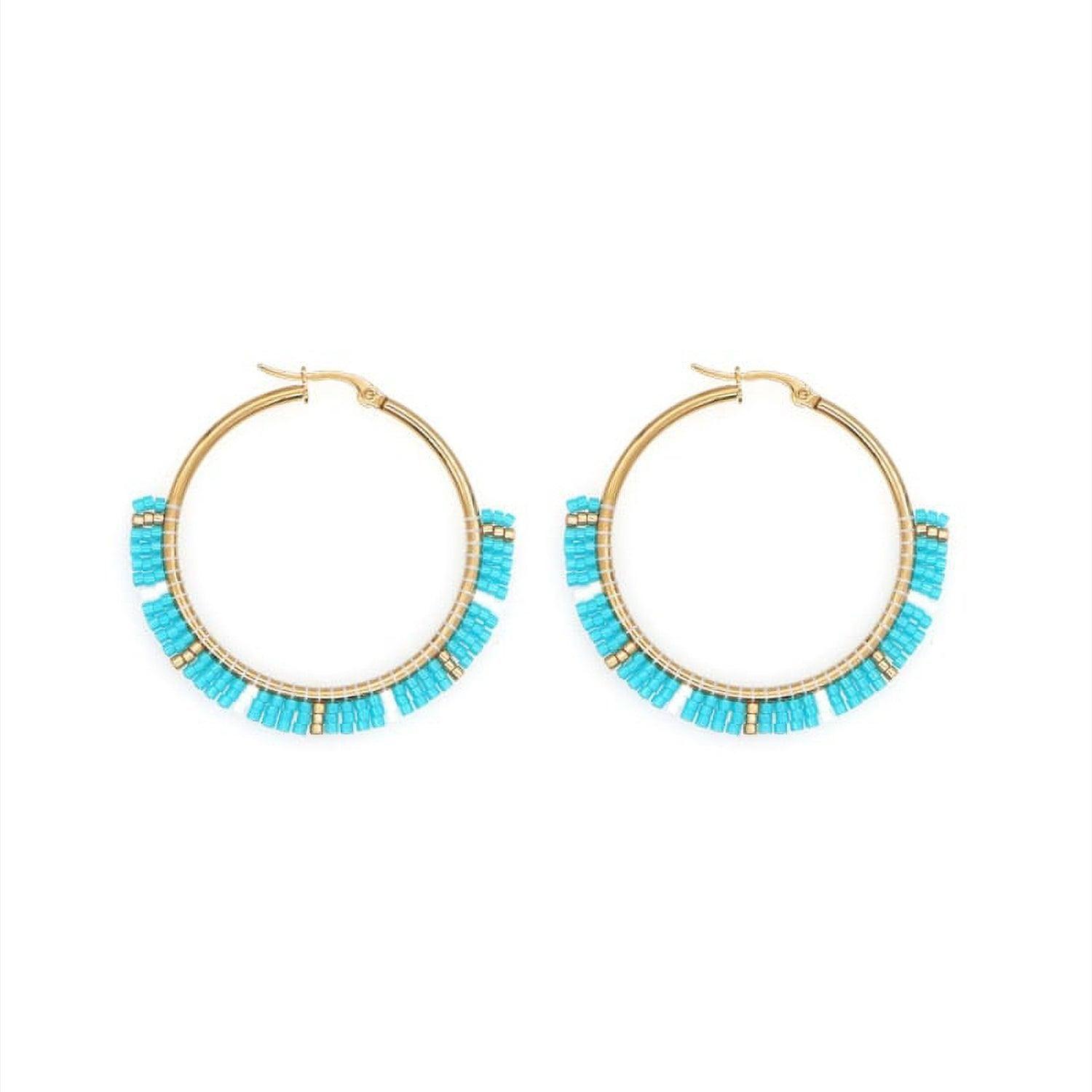 Argollas Calipso - Azul Zafira-0