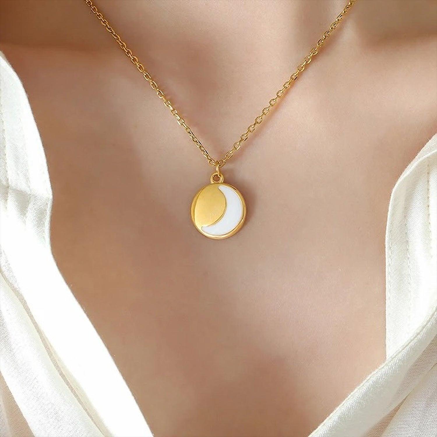 Collar Luna Gold - Azul Zafira-2