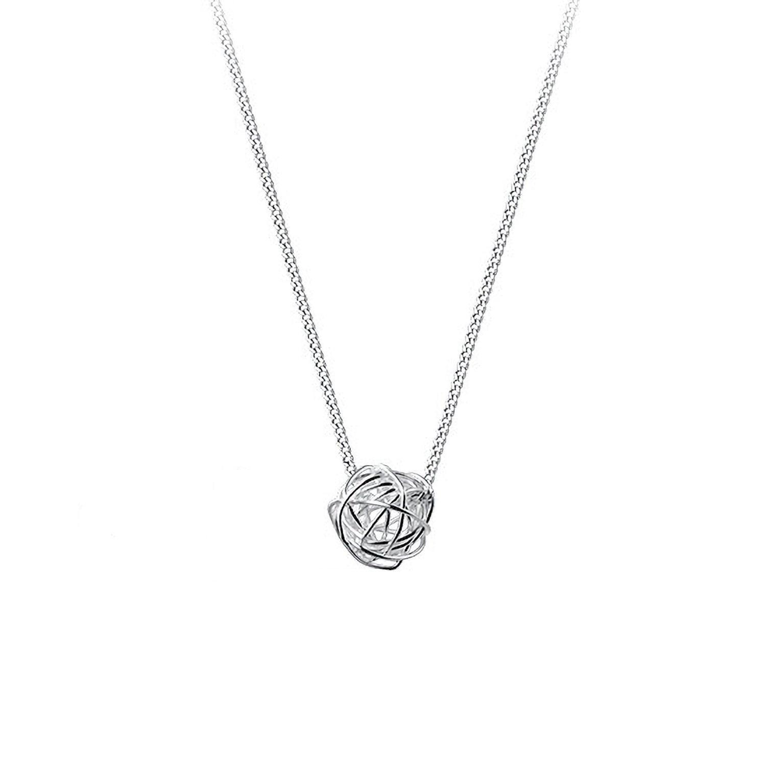 Collar Nido para mujer - Plata 925 - Azul Zafira-0