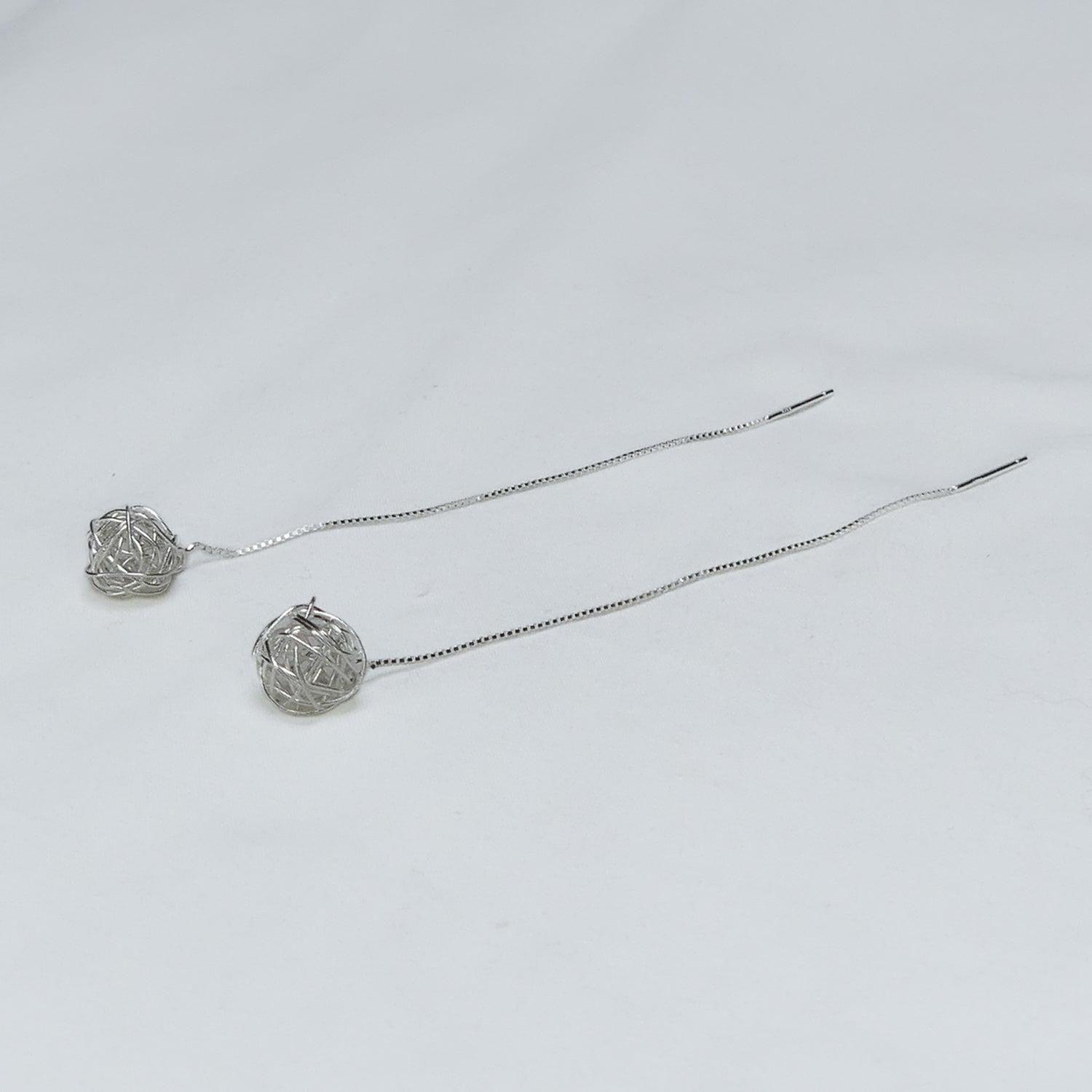 Conjunto collar y aros Nido - Plata 925 - Azul Zafira-7