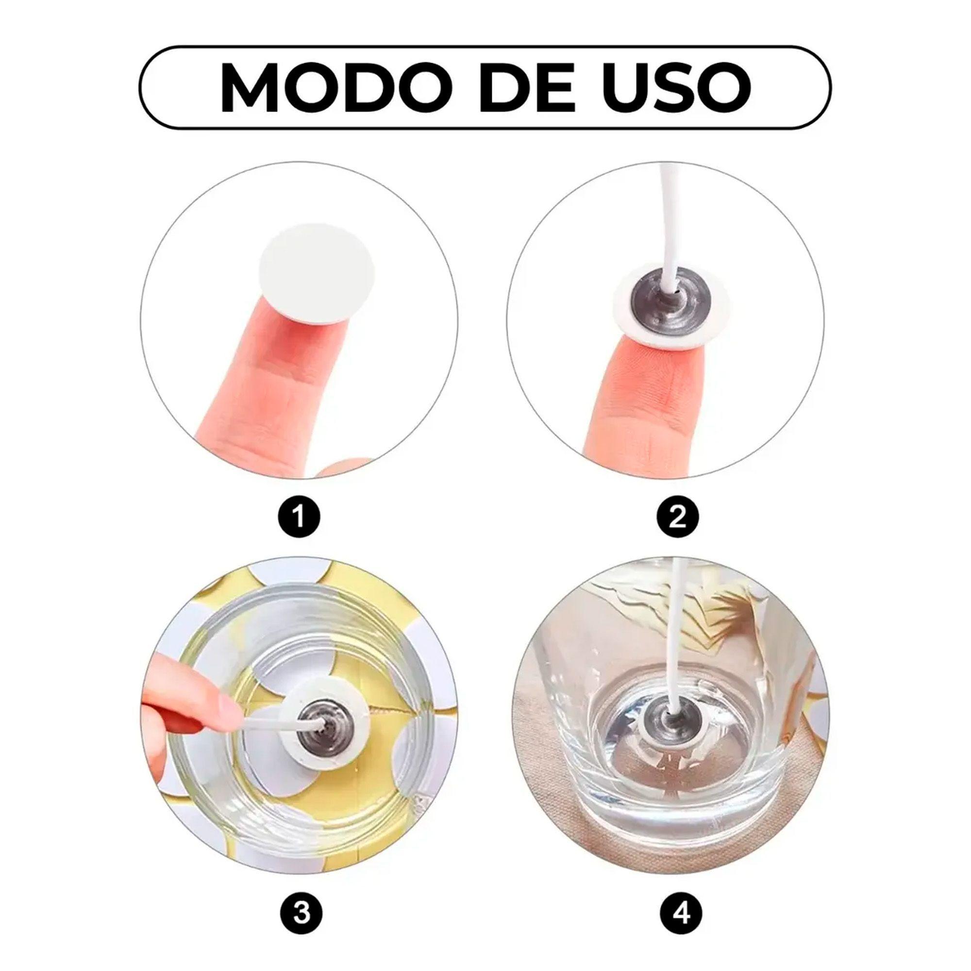 Pack 200 Pegatinas Adhesivas Doble Cara Para Mecha De Vela-4