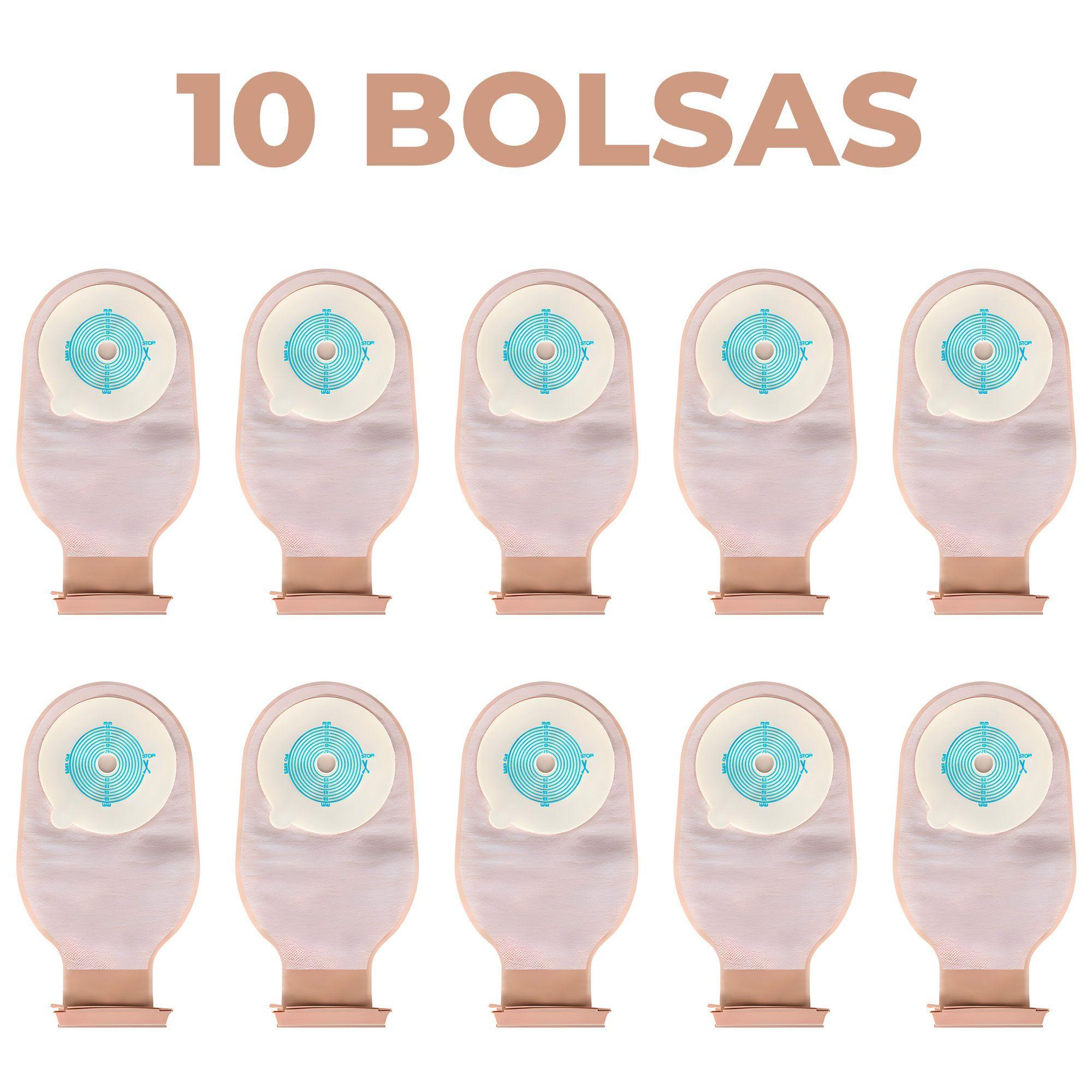 Set 10 Bolsas Colostom a Filtro Drenable Anti Olor Y Gases-7