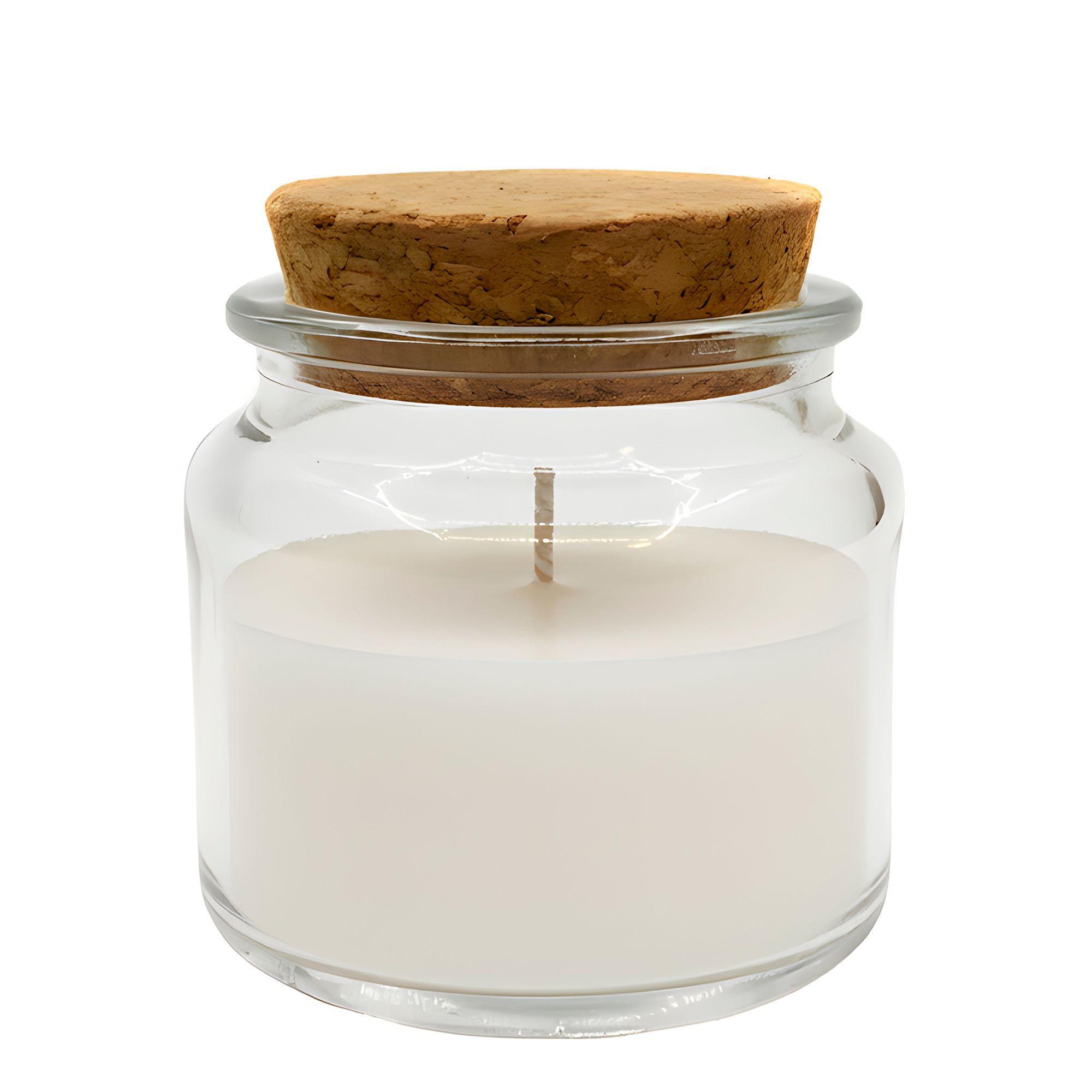 12 Frascos Porta Vela Vidrio Tapa De Corcho 100 Ml Colores-4