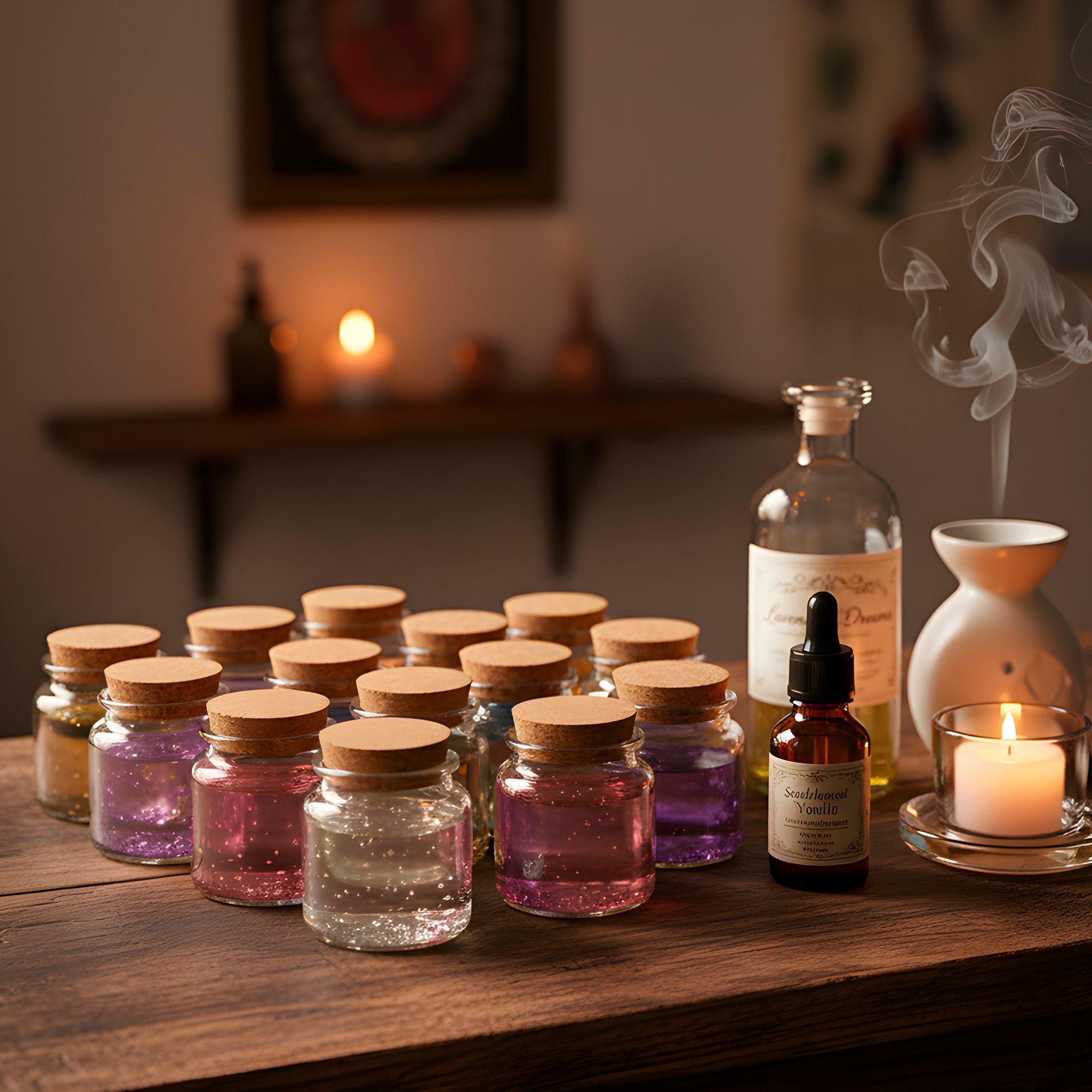 12 Frascos Porta Vela Vidrio Tapa De Corcho 100 Ml Colores-7