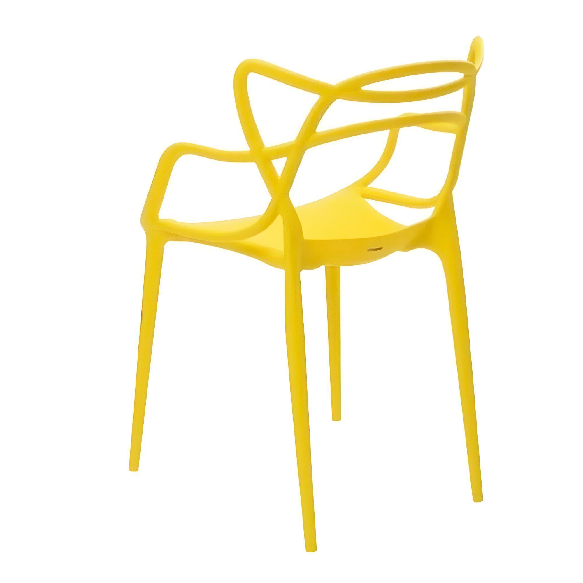 Silla Comedor Terraza Master Resistente Respaldo Apoyabrazos Colores 2u-5