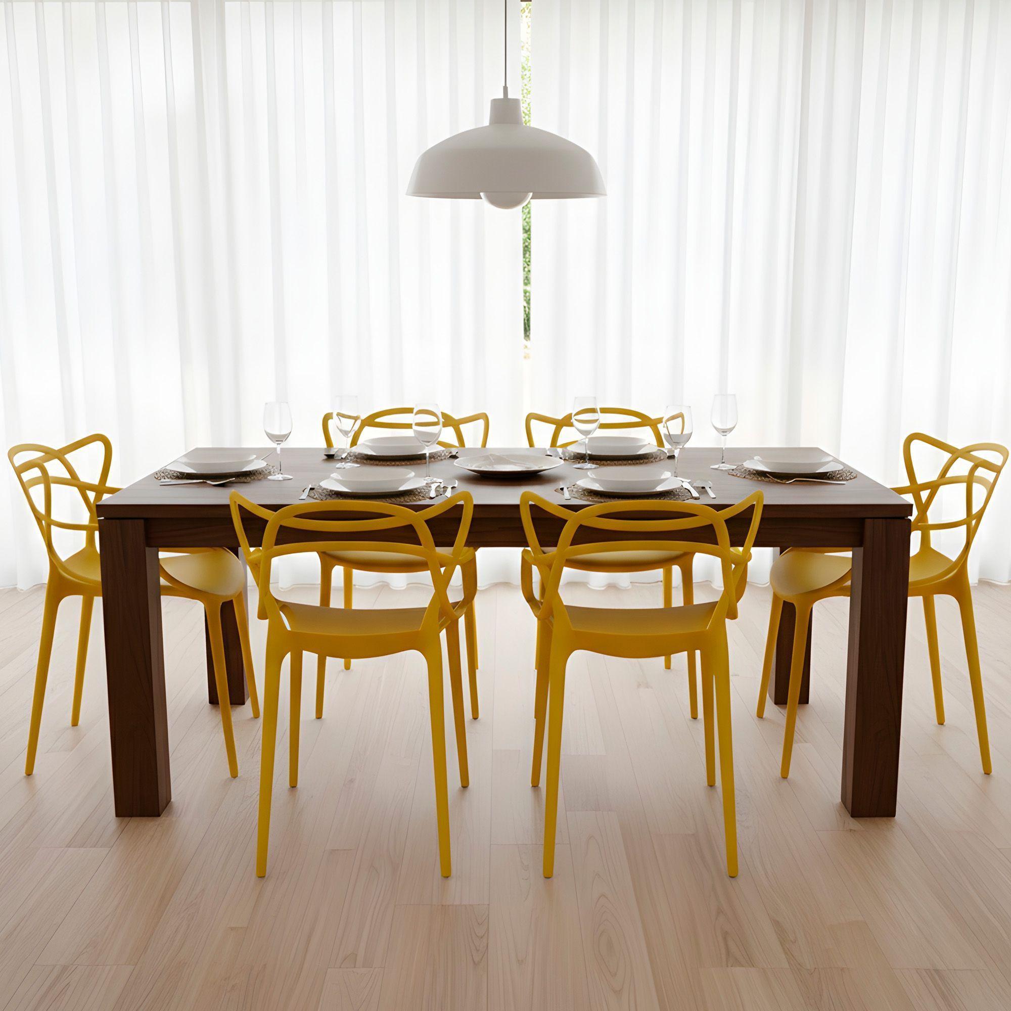 Silla Comedor Terraza Master Resistente Respaldo Apoyabrazos Colores 2u-8