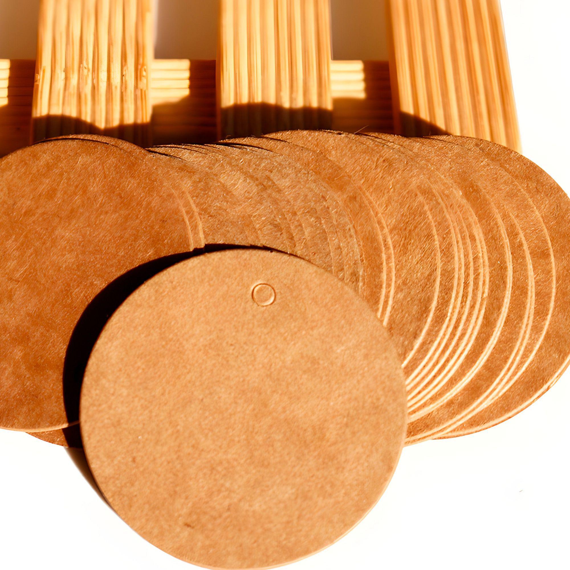 Cordel Hilos Yute Natural 100 Etiquetas Regalo Papel Kraft-6