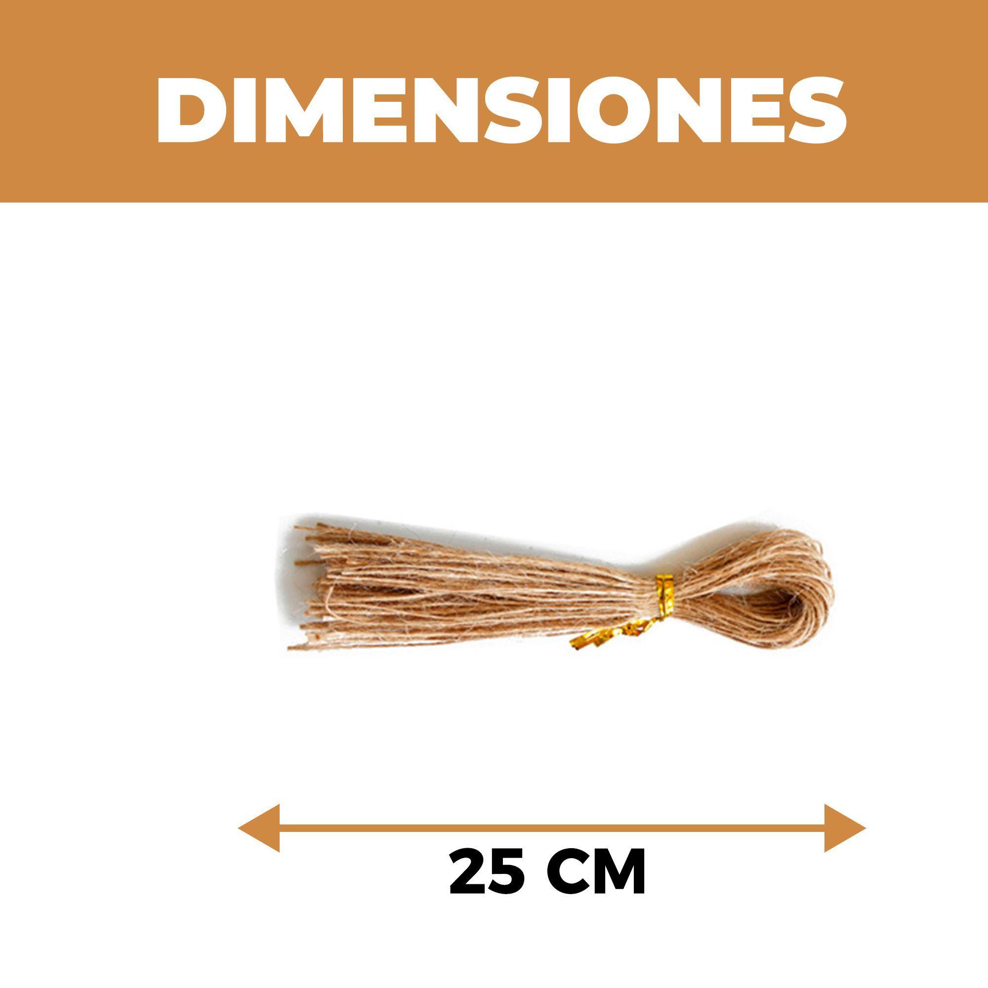 Cordel Hilos Yute Natural 100 Etiquetas Regalo Papel Kraft-8