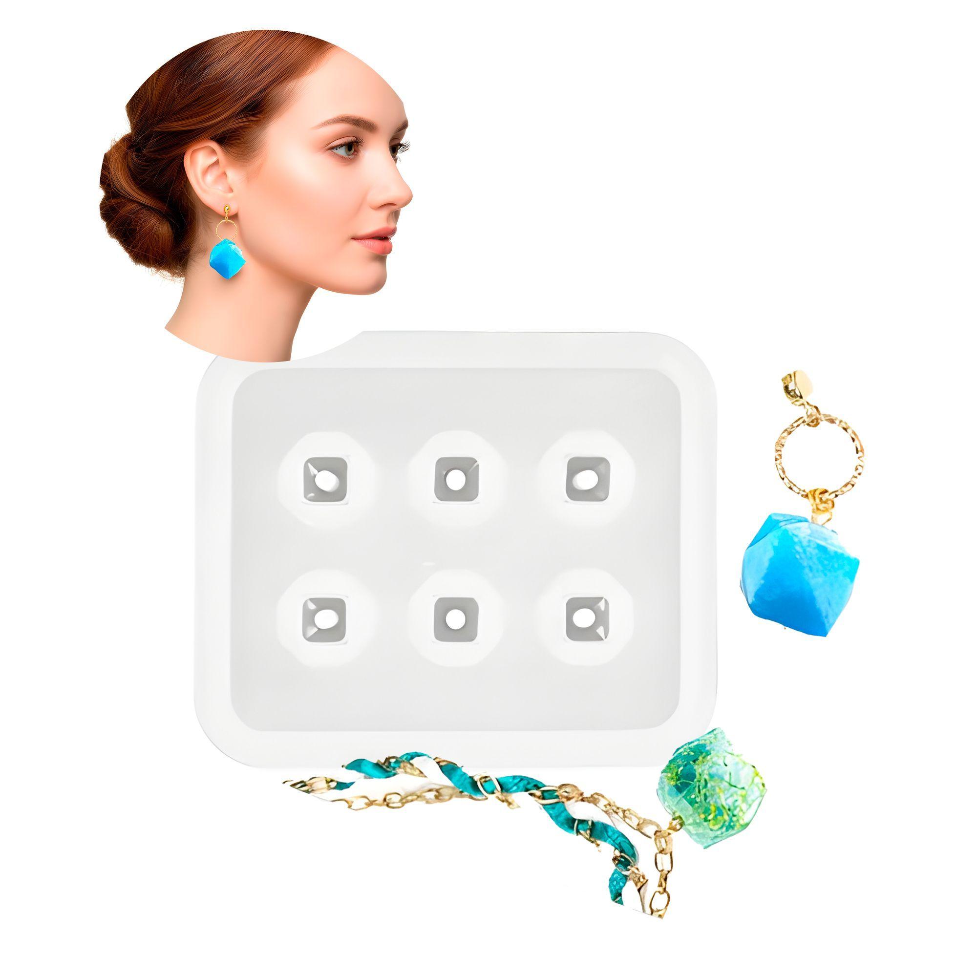 6 Moldes De Silicona Cuentas Para Pulseras Aros Resina Epoxy-7