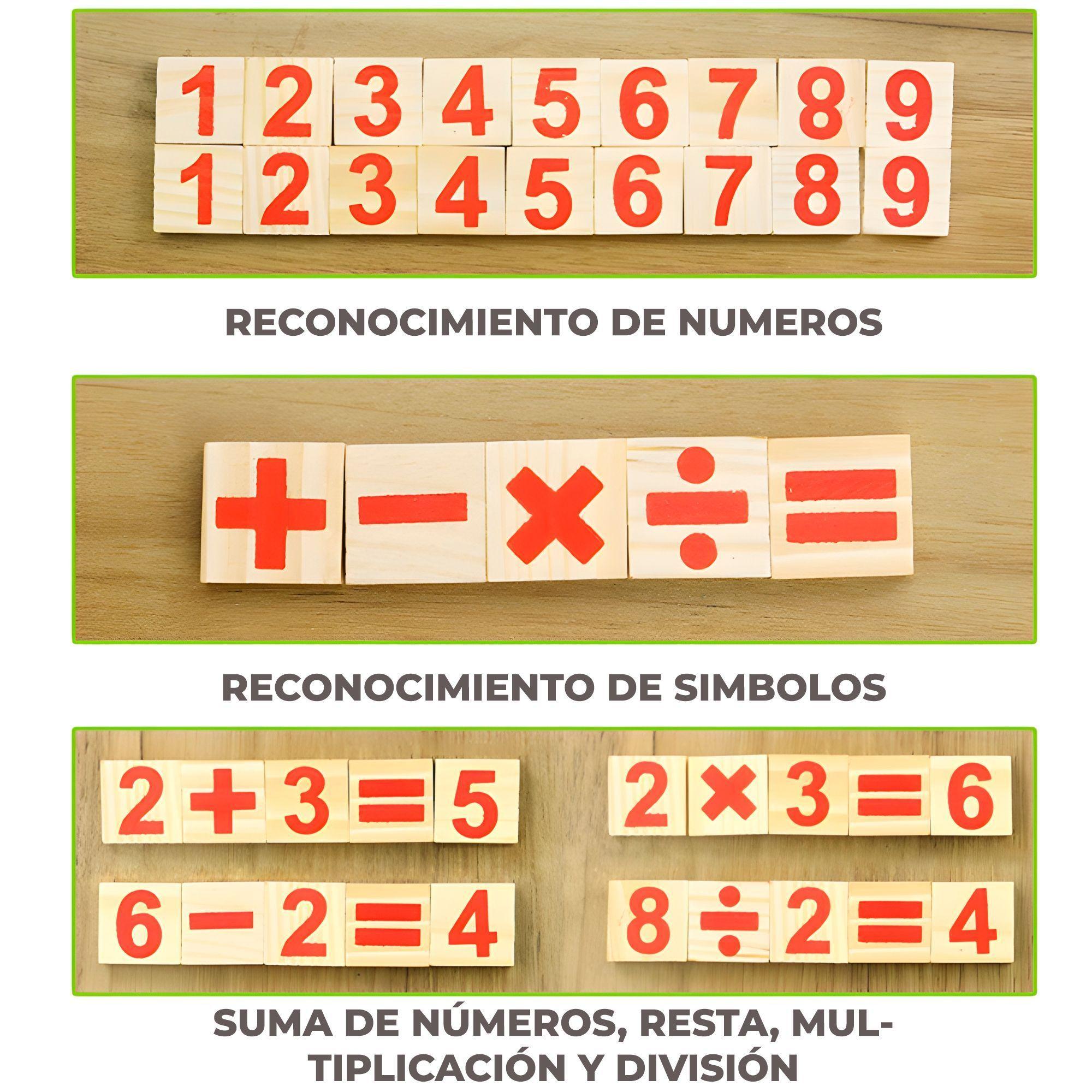 Juego Matemático Aprendizaje Montessori Tablero Ense anza-8