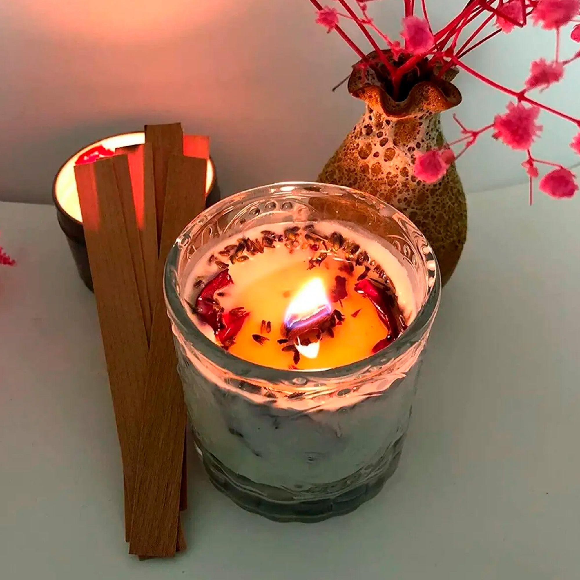 Mechas De Madera Con Soporte Para Velas 13 X 130 Mm 50 Unds-2