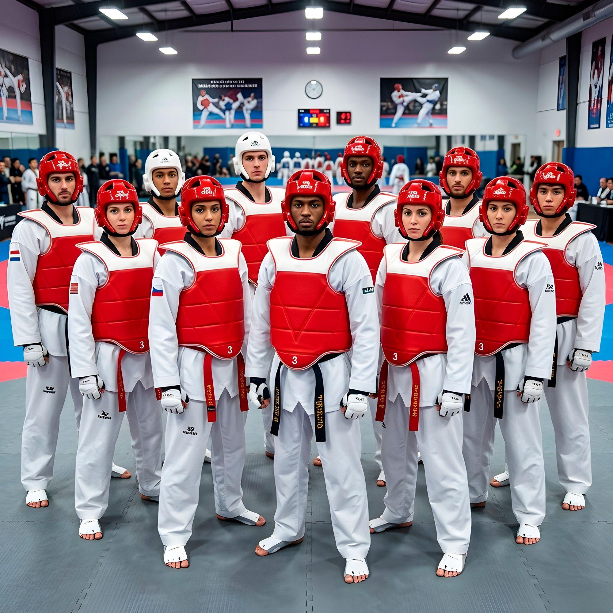 Pechera Protector Corporal Reversible Taekwondo Boxeo Karate-7