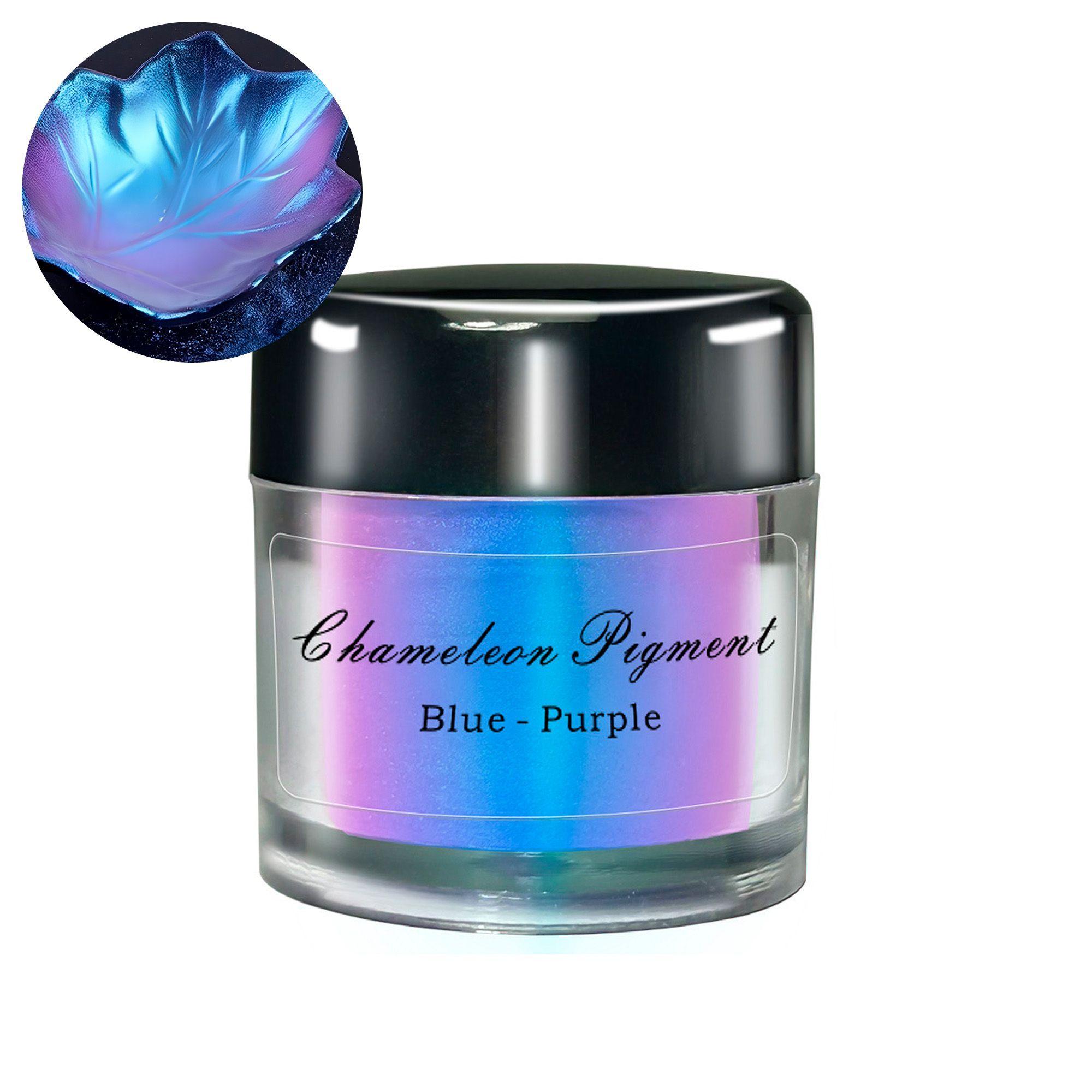 Pigmentos 4pcs Polvo Para Resina Purpurina Camaleon 3g-9