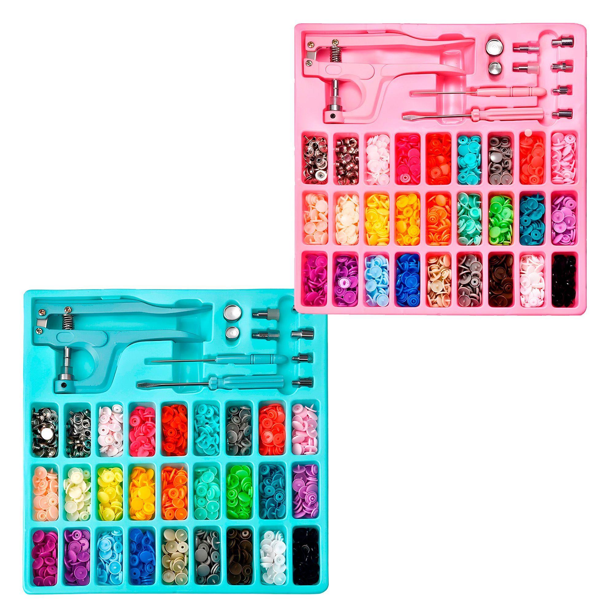 Pinza Remachadora Manual Para Broches Plasticos Snap 270pcs-0