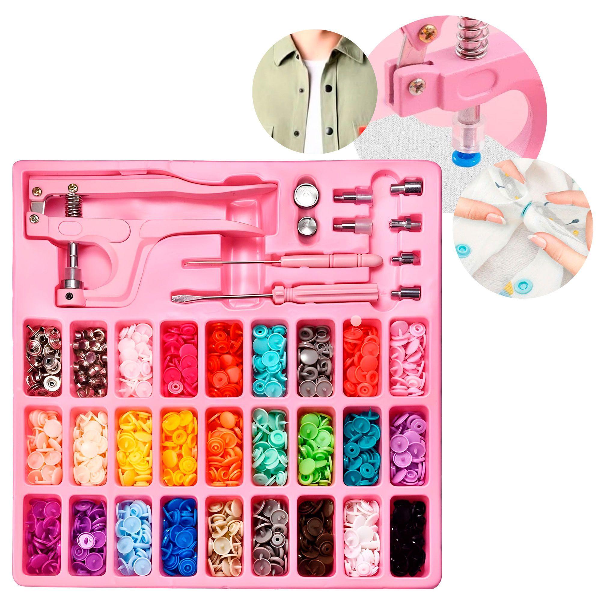 Pinza Remachadora Manual Para Broches Plasticos Snap 270pcs-2