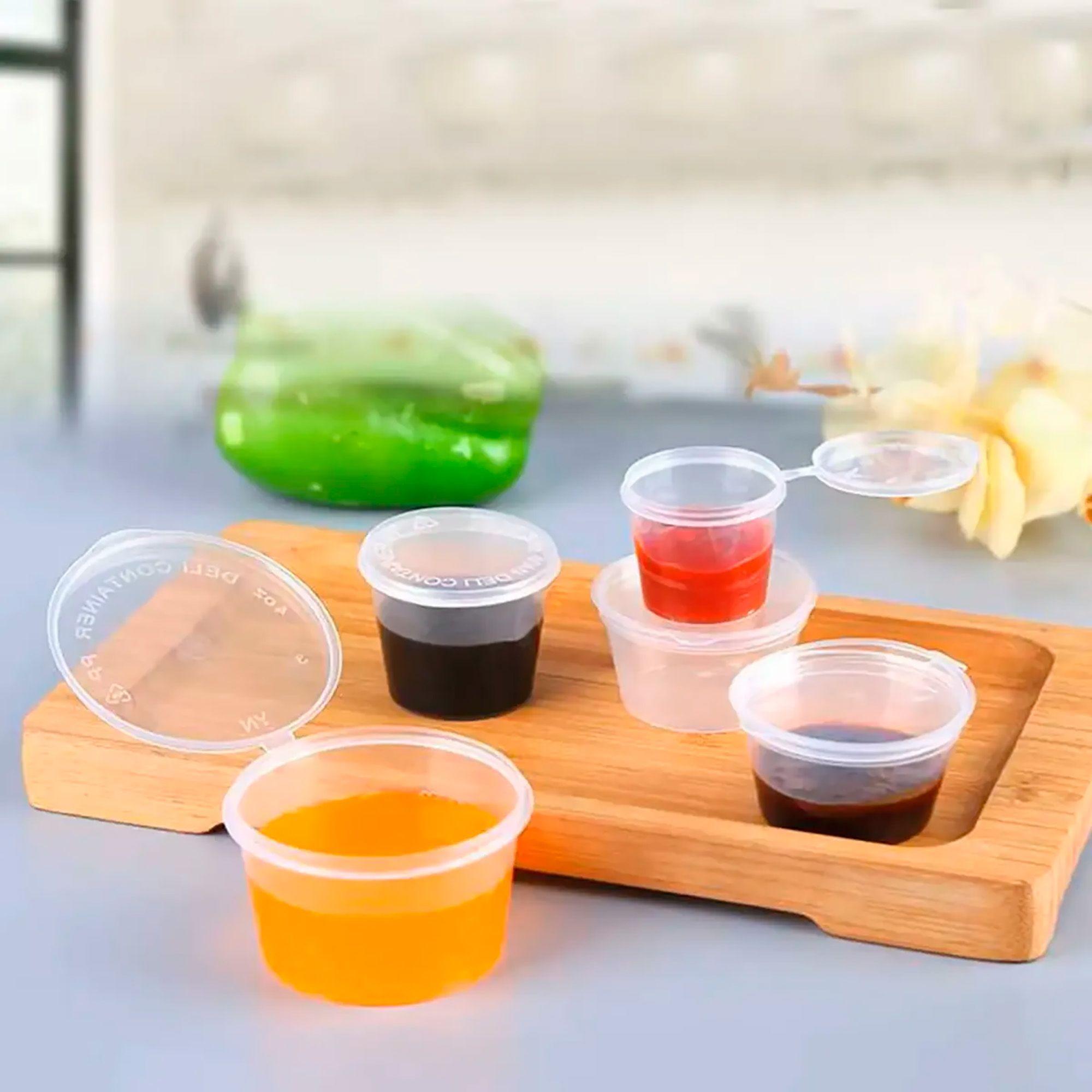 Pocillo Degustador Salsero Antiderrame Salsas 40ml 1000u-1