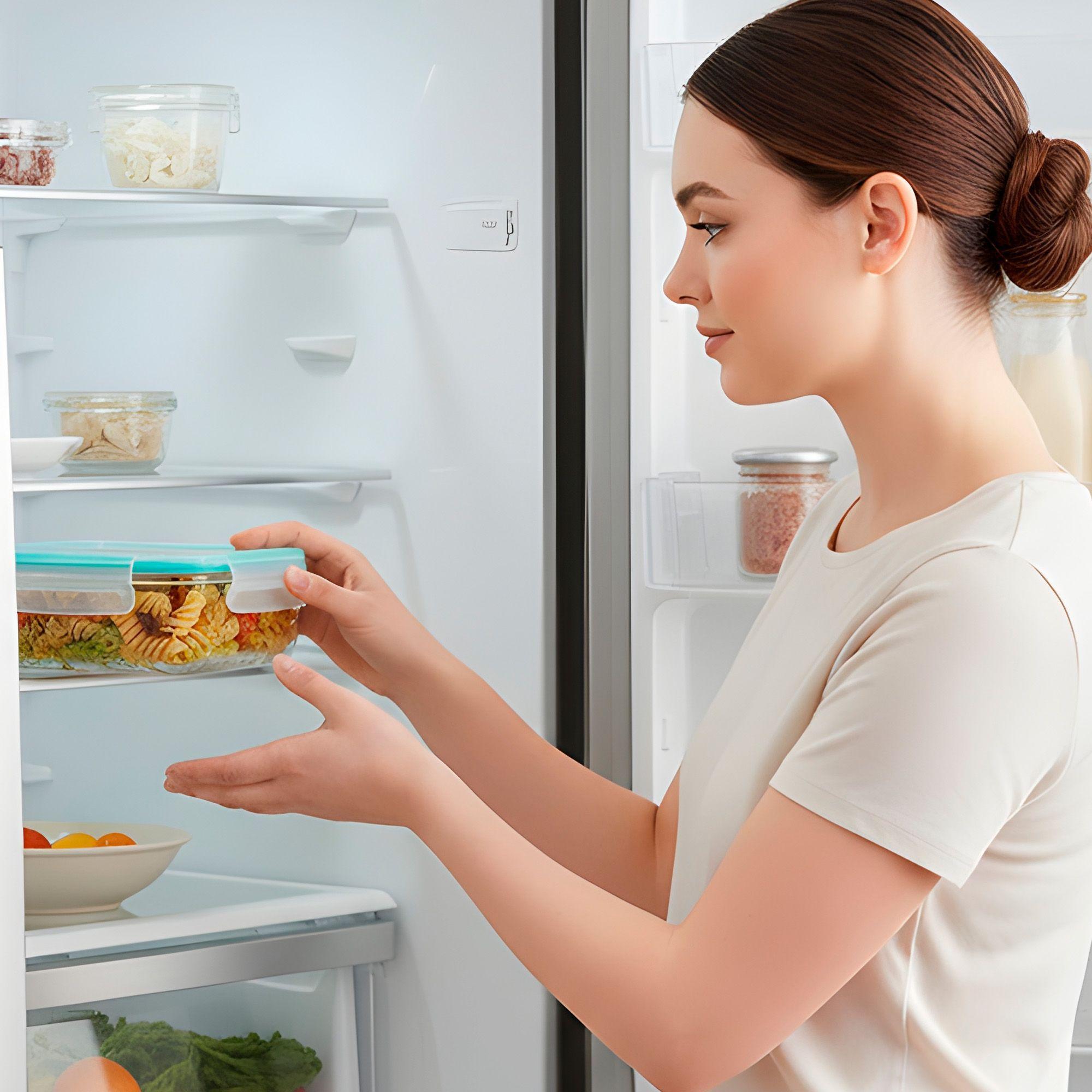 Set 3 Taper Contenedores Herméticos Vidrio Alimento 370 Ml-8