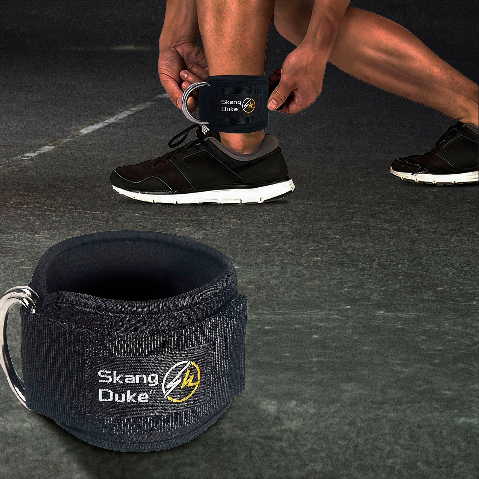 Par Tobilleras Para Polea Enganche Gym Gluteos Colores-2